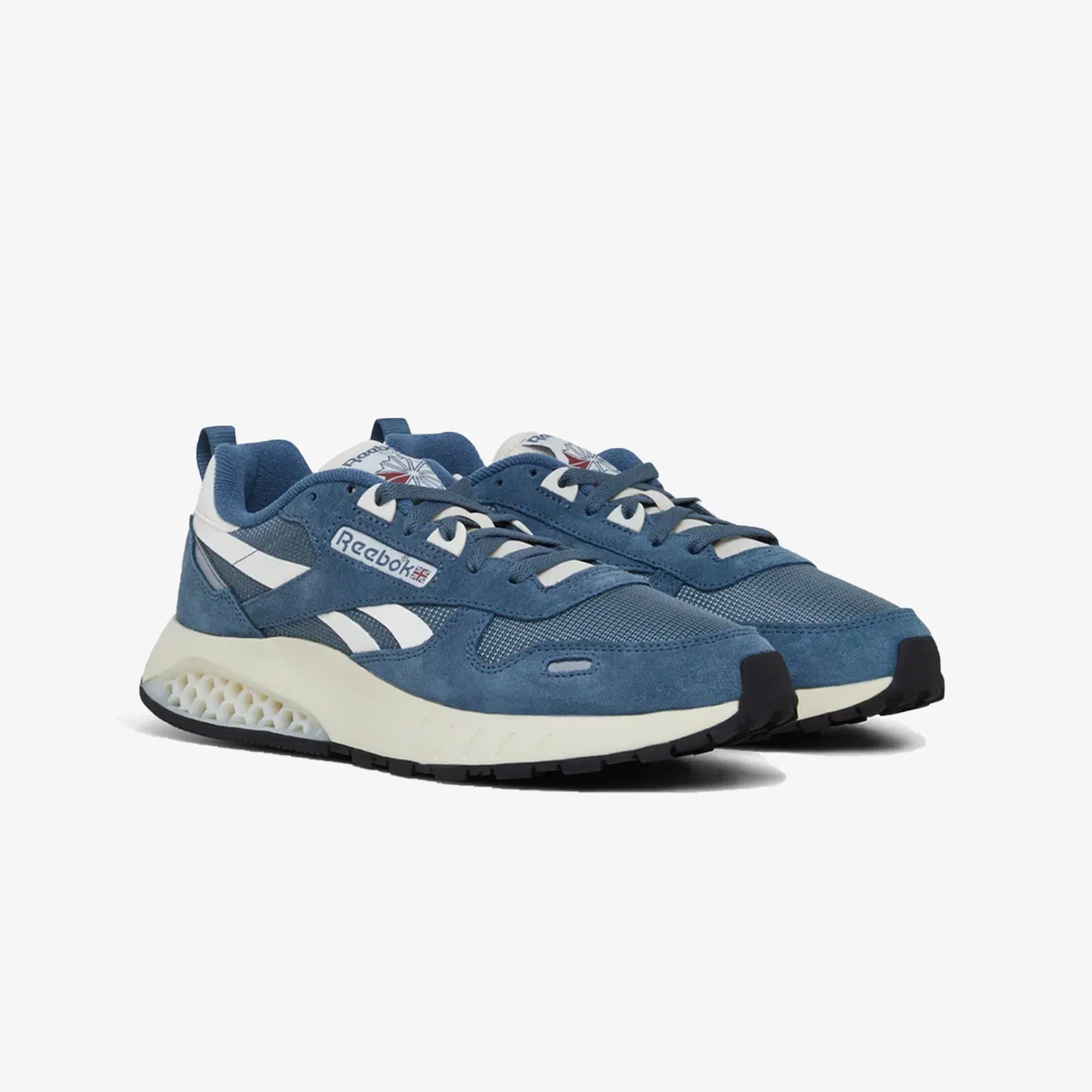 Reebok CLASSIC LEARHER HEXALITE + { HOOPS BLUE/CHALK/ALABASTER