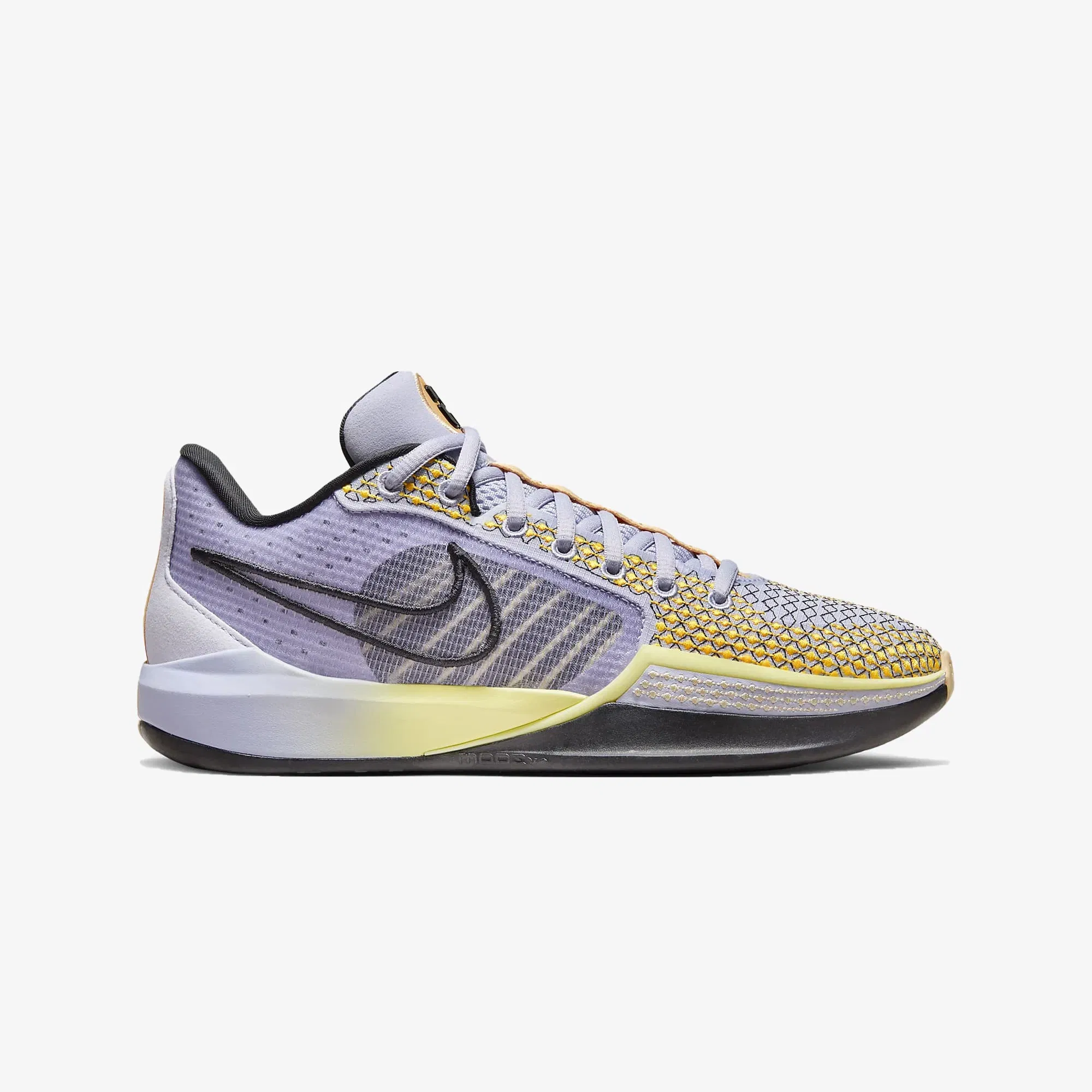 Nike SABRINA 1 "SPARK" EP { OXYGEN PURPLE/BLACK-LEMON CHIFFON