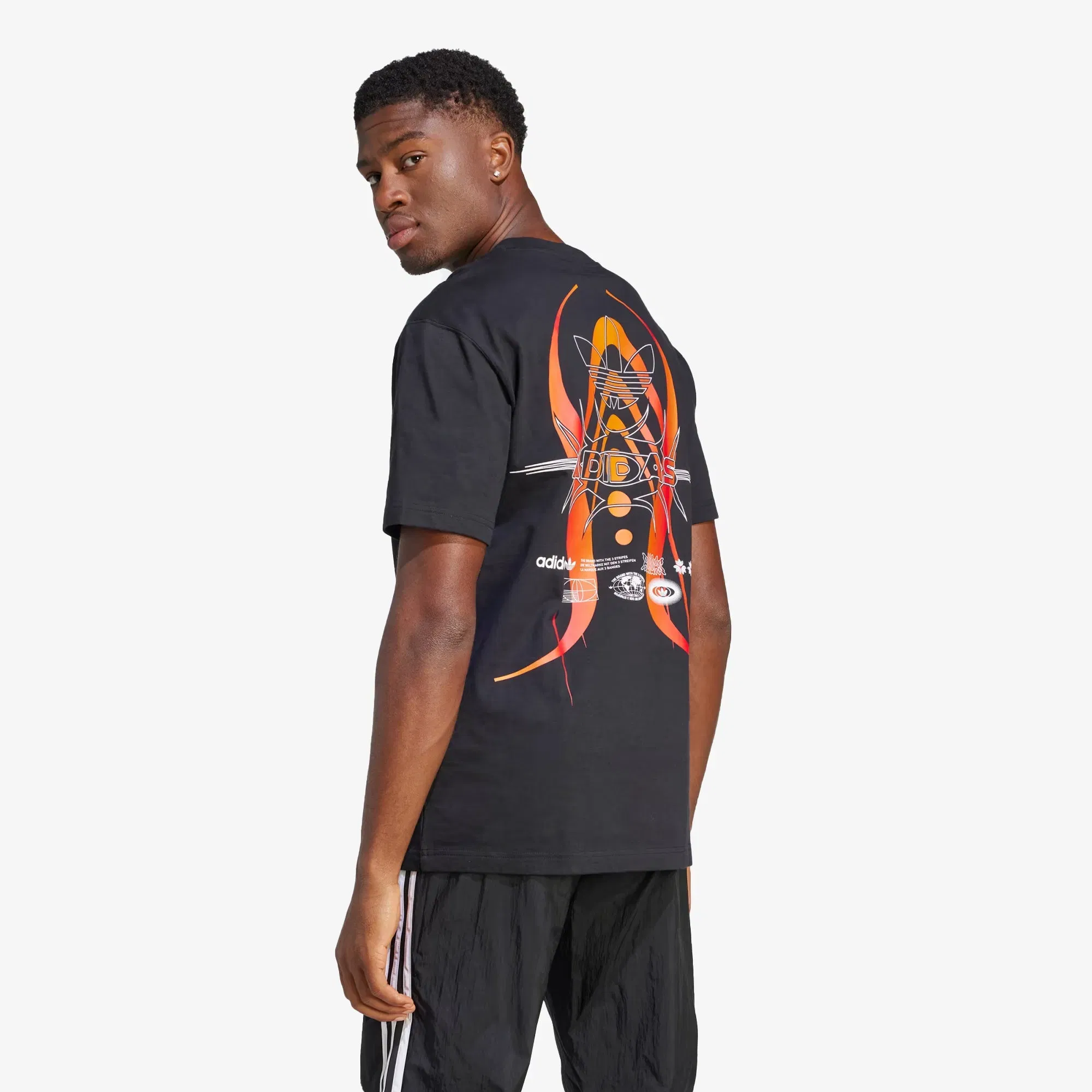 Adidas Originals REKIVE GRAPHIC T-Shirt { BLACK