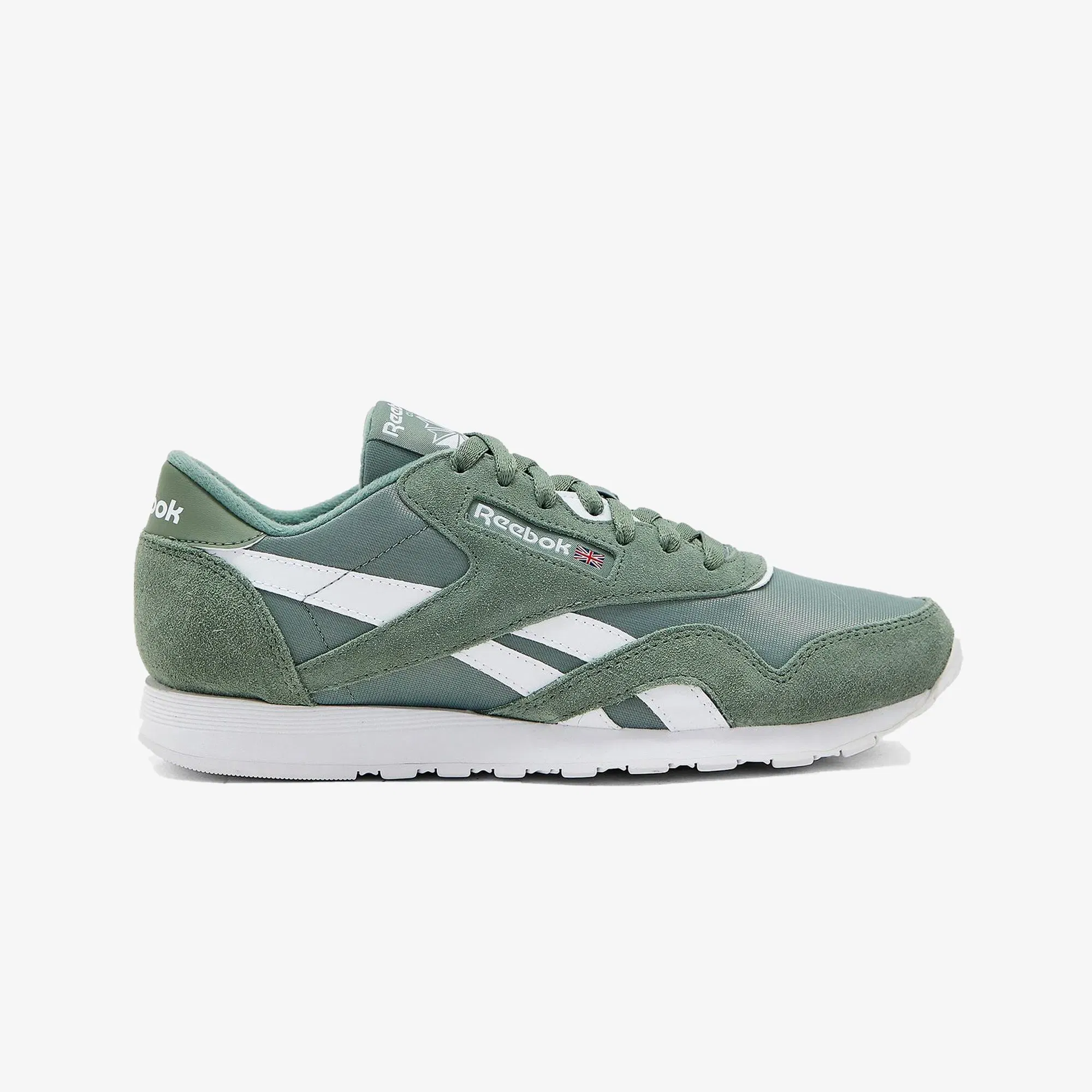 Reebok CL NYLON { HARGRN/FTWWHT/HARGRN