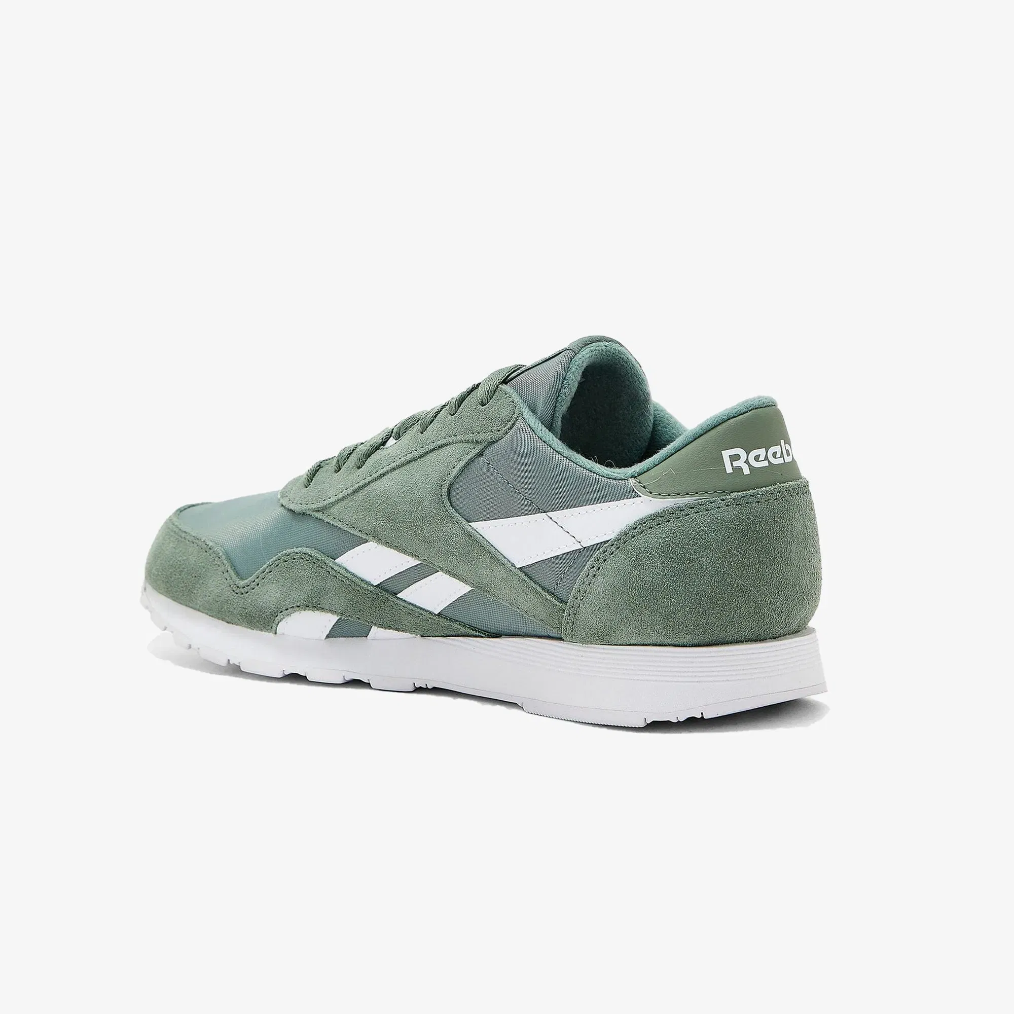 Reebok CL NYLON { HARGRN/FTWWHT/HARGRN