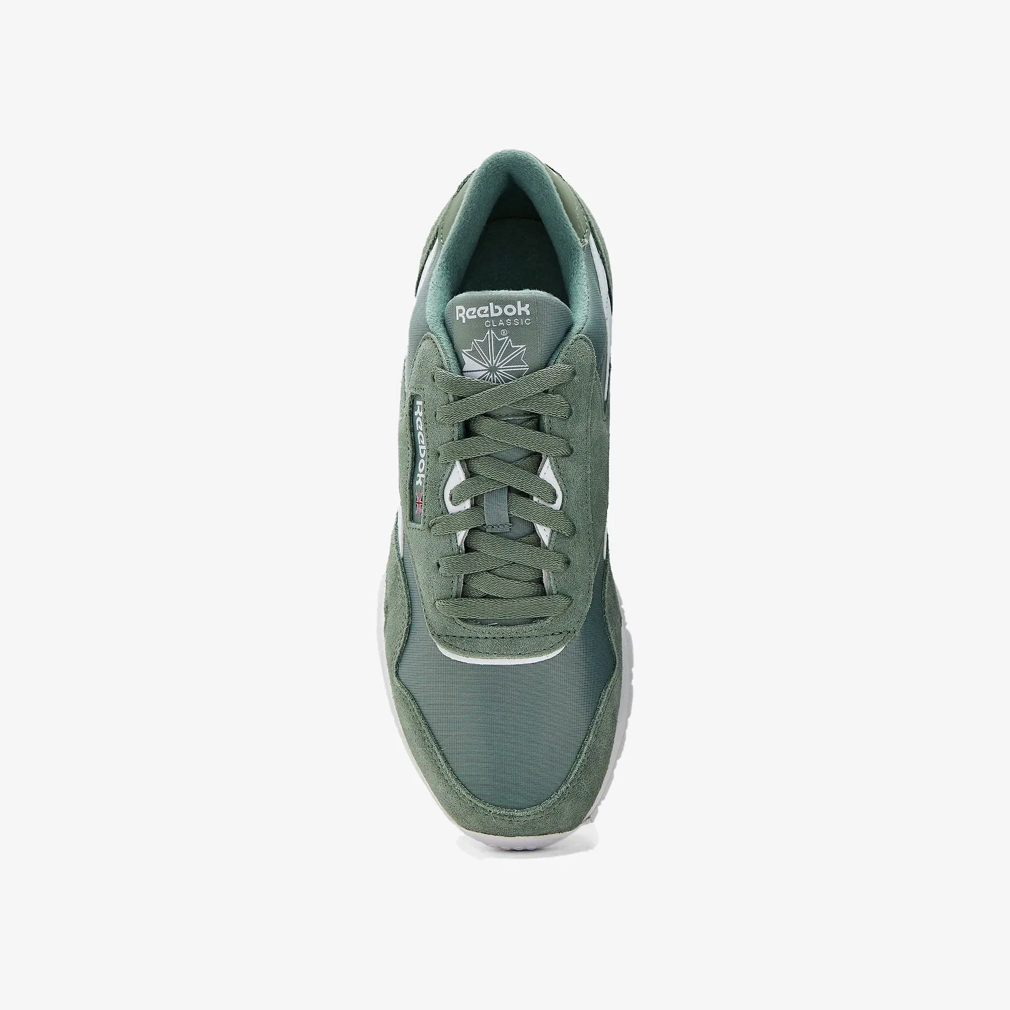 Reebok CL NYLON { HARGRN/FTWWHT/HARGRN