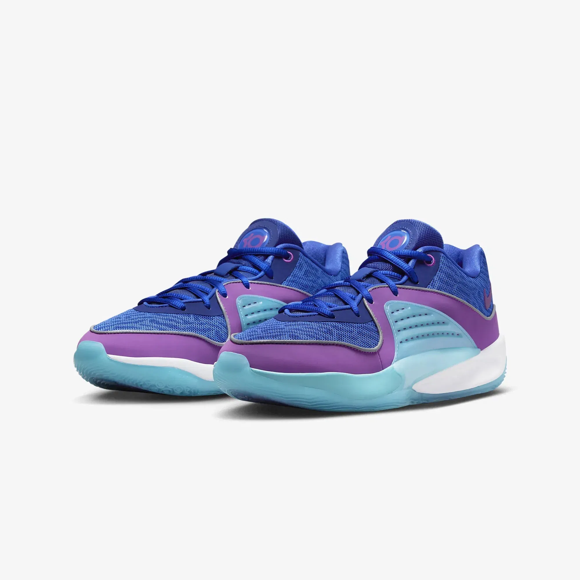 Nike KEVIN DURANT KD16 EP { DEEP ROYAL/VIVID PURPLE-METALLIC SILVER