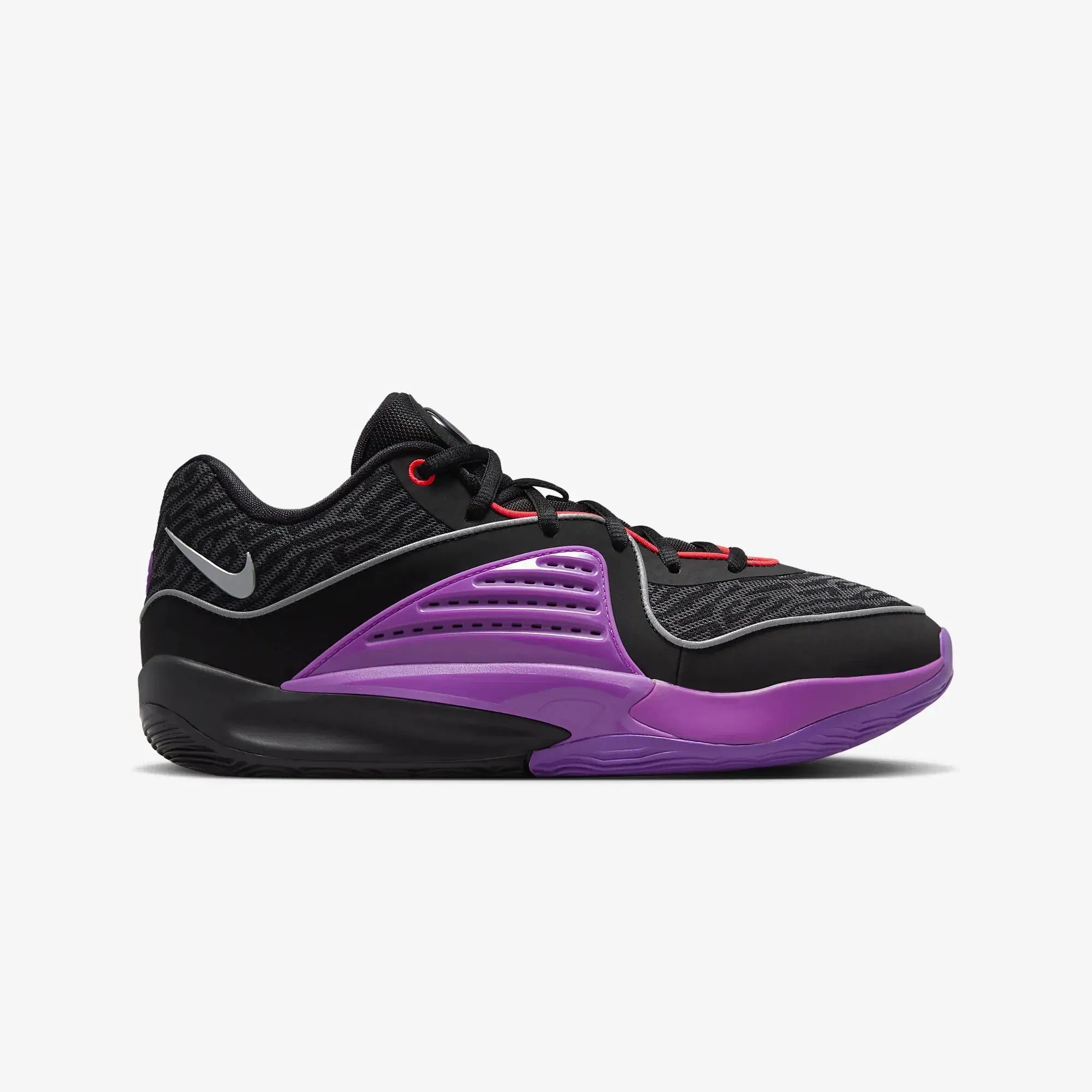Nike KEVIN DURANT KD16 EP { BLACK/METALLIC SILVER-VIVID PURPLE