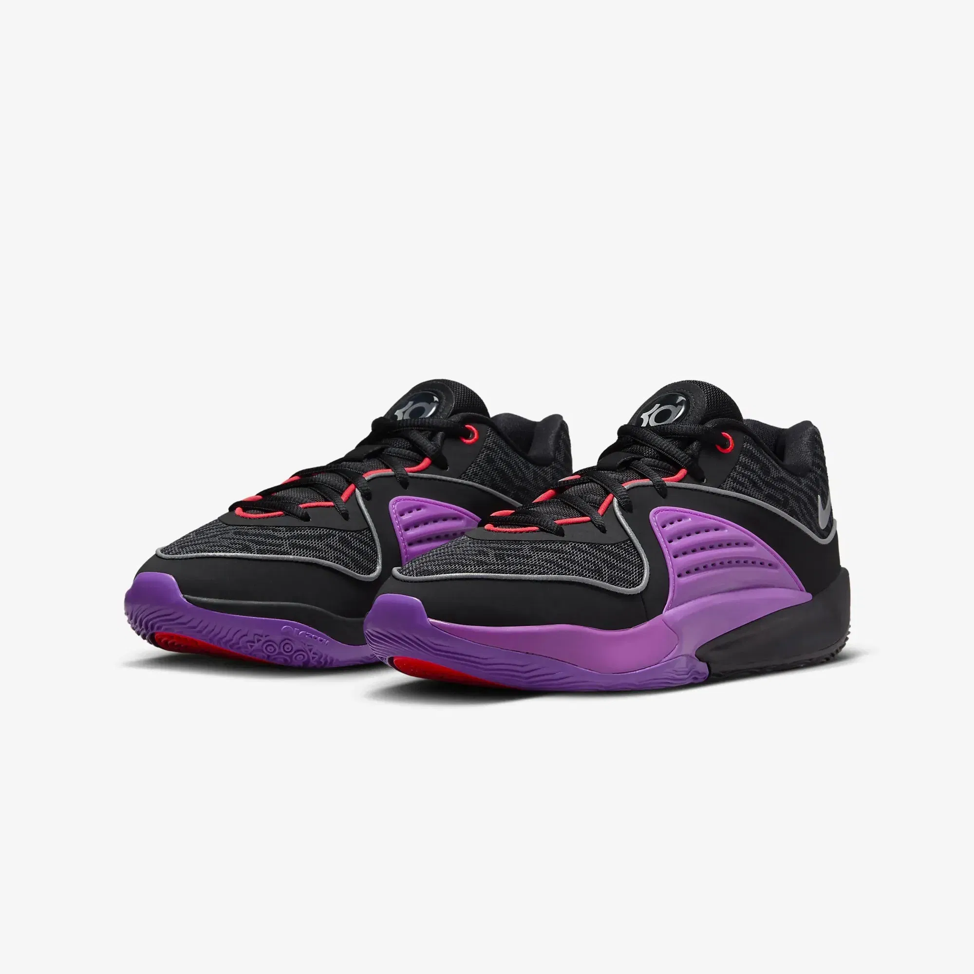 Nike KEVIN DURANT KD16 EP { BLACK/METALLIC SILVER-VIVID PURPLE