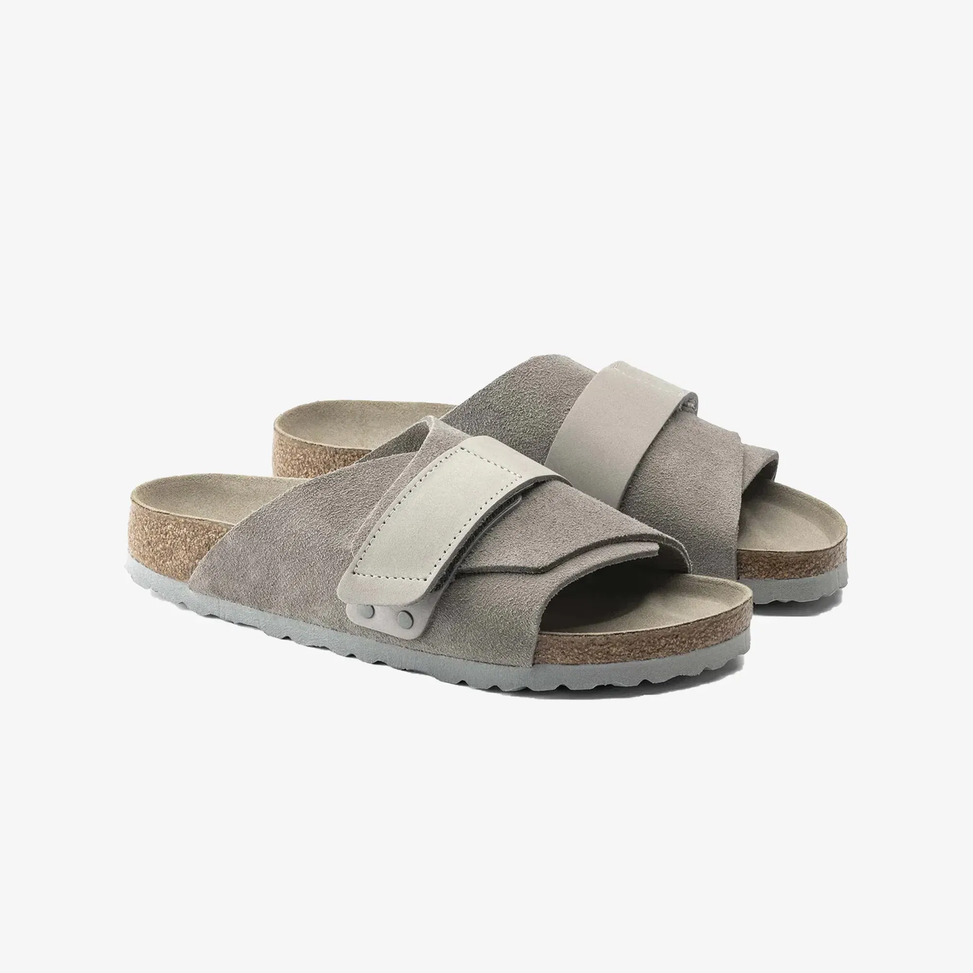 Birkenstock KYOTO NUBUCK/SUEDE LEATHER { GRAY