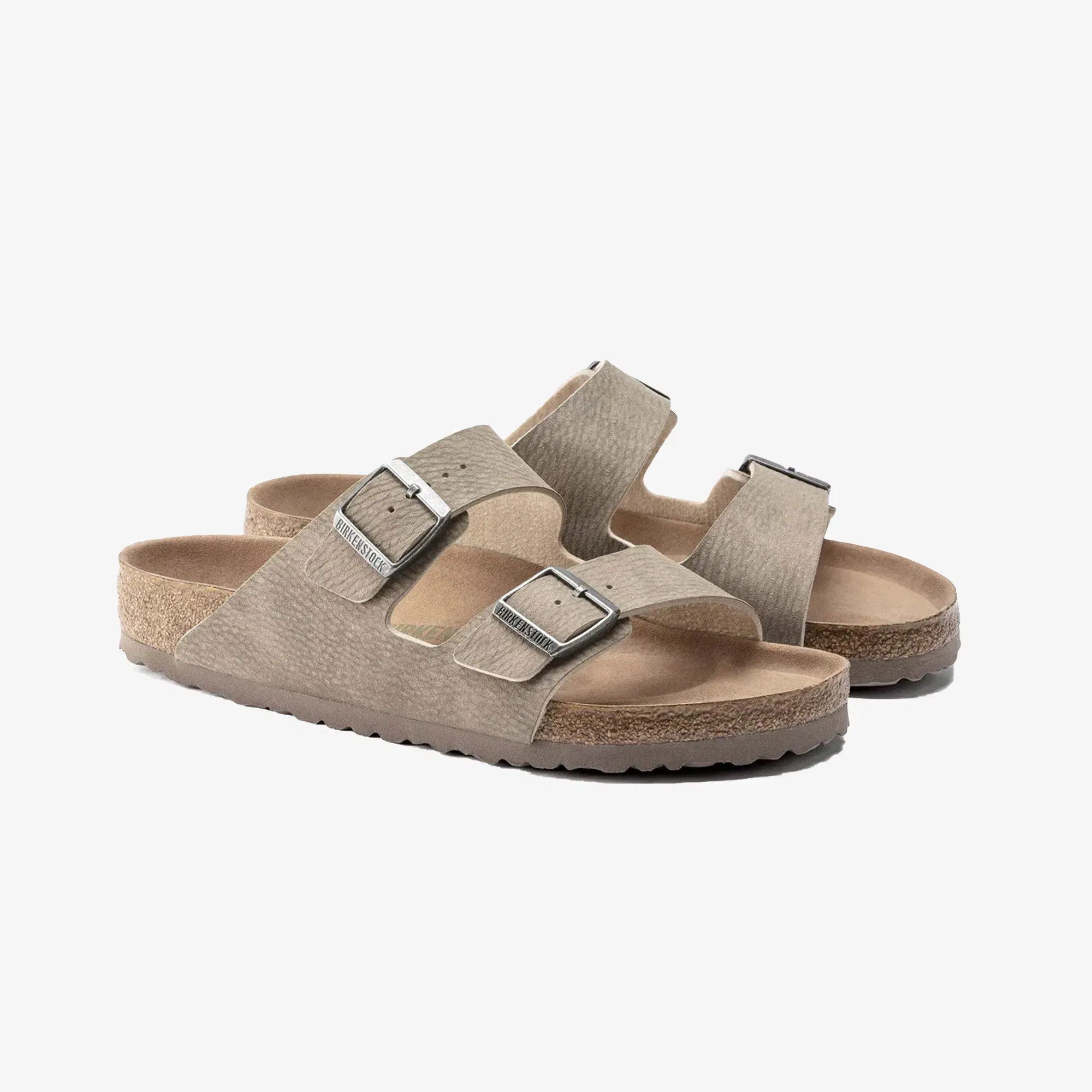 Birkenstock ARIZONA VEGAN MICRO FIBRE { BROWN