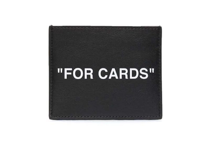 Off-White FOR CARDS Card Holder Black