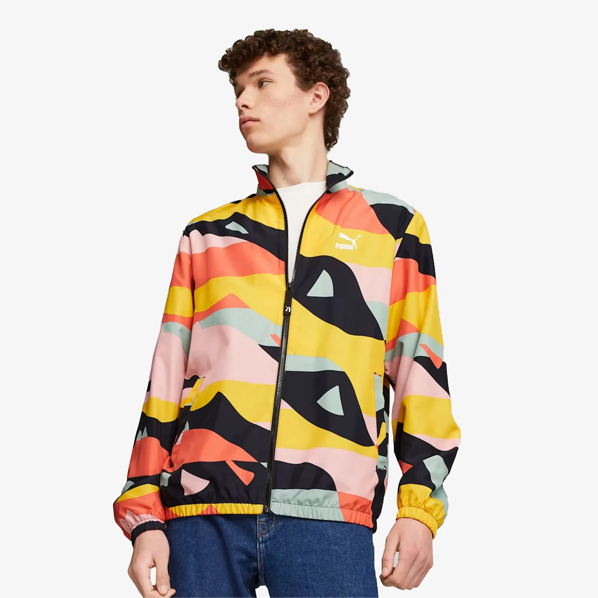 Puma WORLDWIDE WOVEN JACKET { BLACK