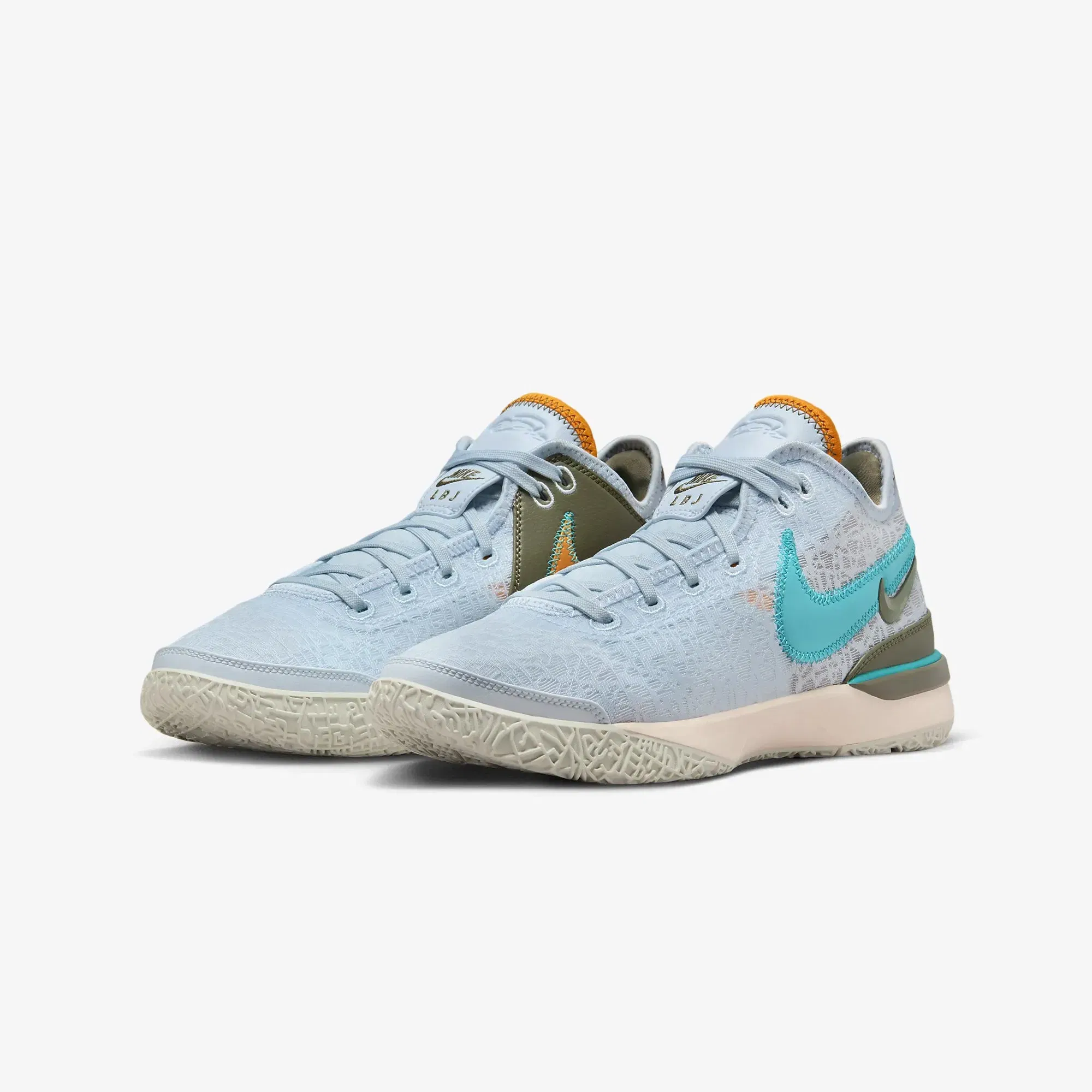 Nike LEBRON NXXT GEN EP { BLUE TINT/TEAL NEBULA-GUAVA ICE