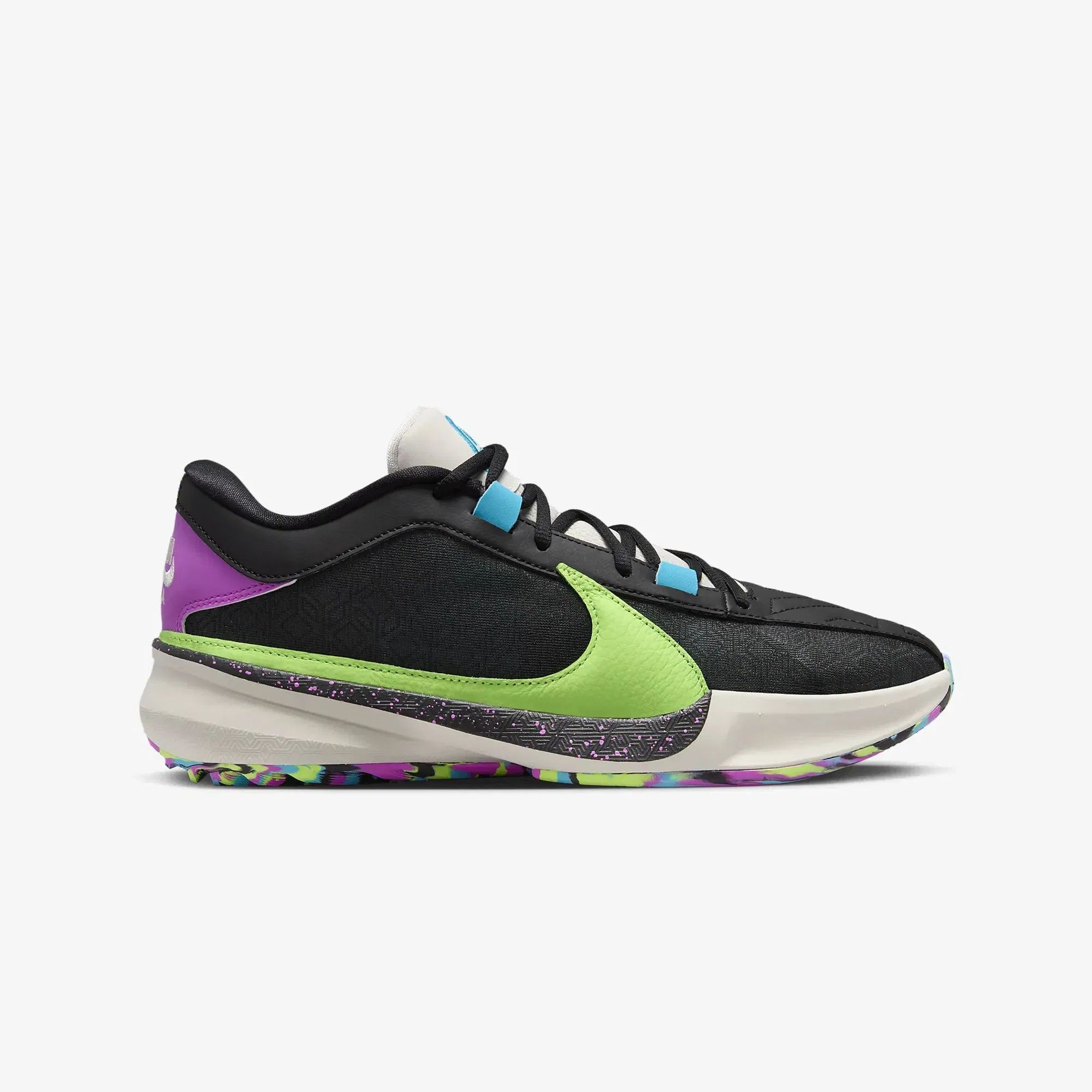 Nike FREAK 5 EP { BLACK/PHANTOM-FUCHSIA DREAM-BALTIC BLUE