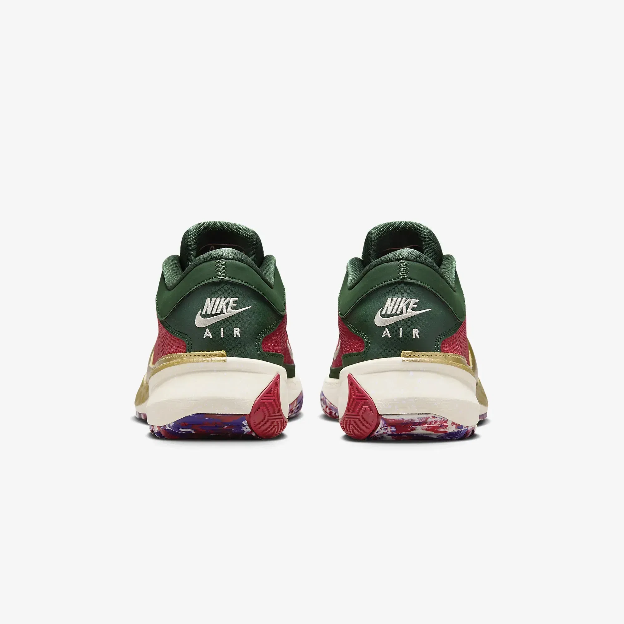 Nike FREAK 5 EP { GYM RED/METALLIC GOLD-FIR-COURT PURPLE