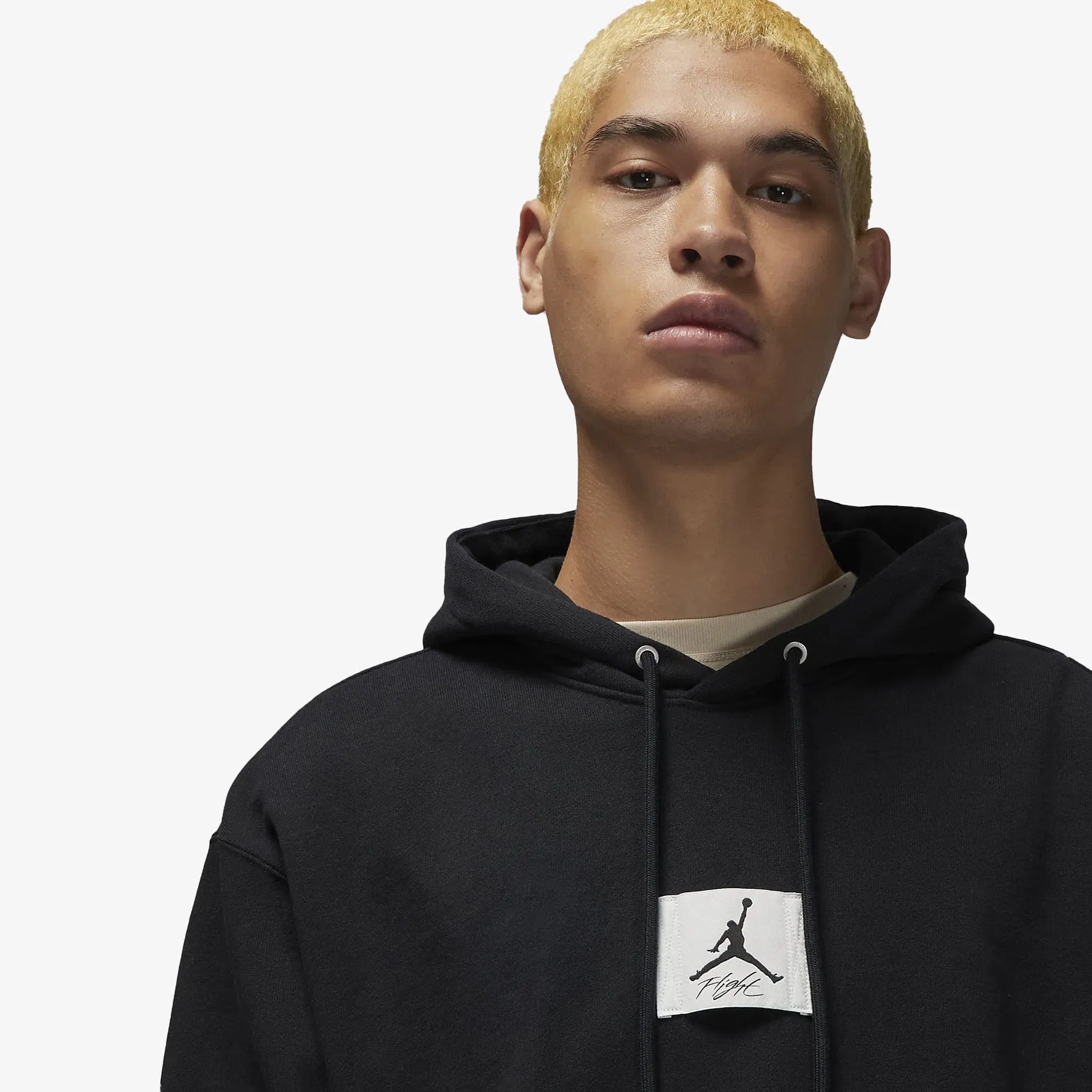 Jordan FLIGHT FLEECE { BLACK/SAIL