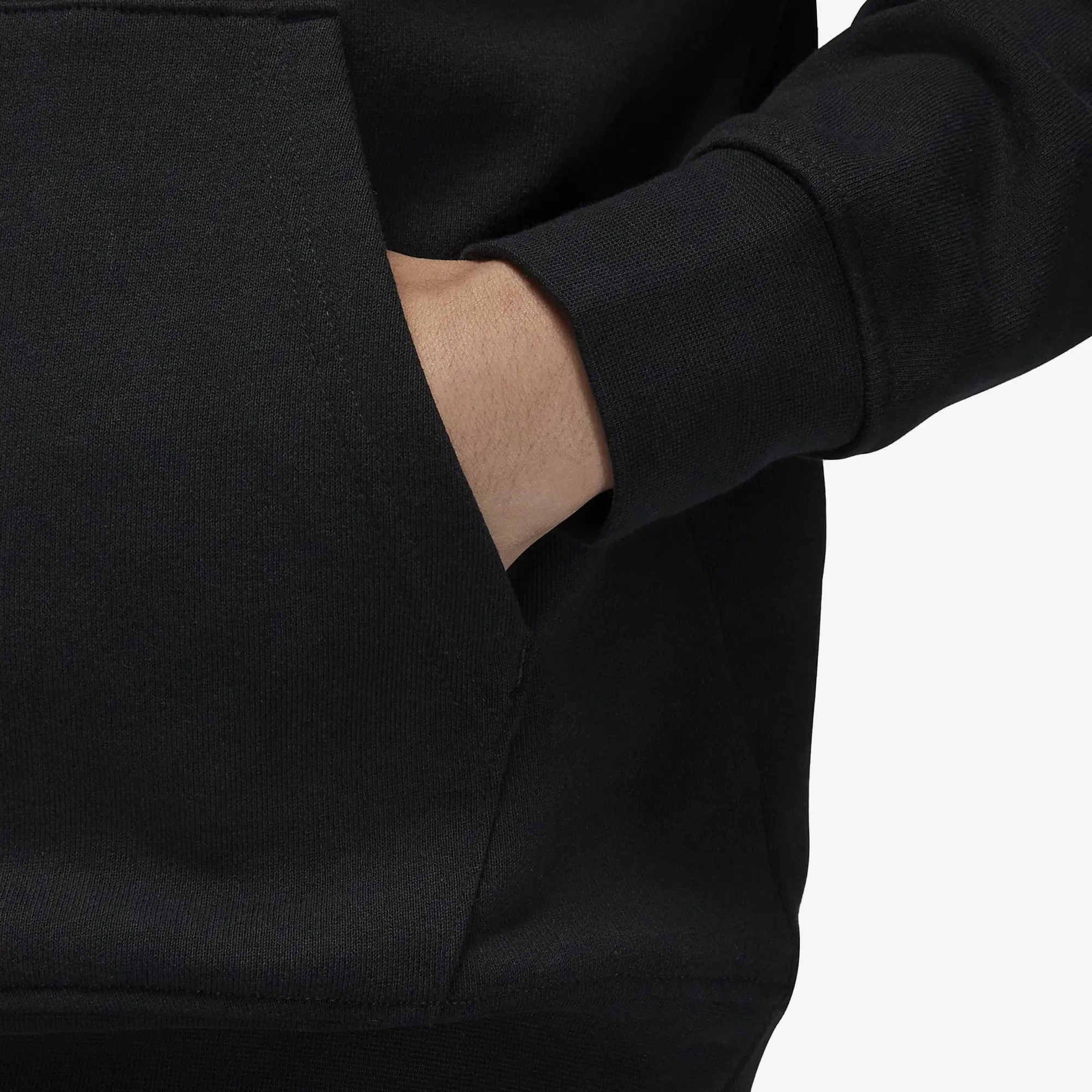 Jordan FLIGHT FLEECE { BLACK/SAIL