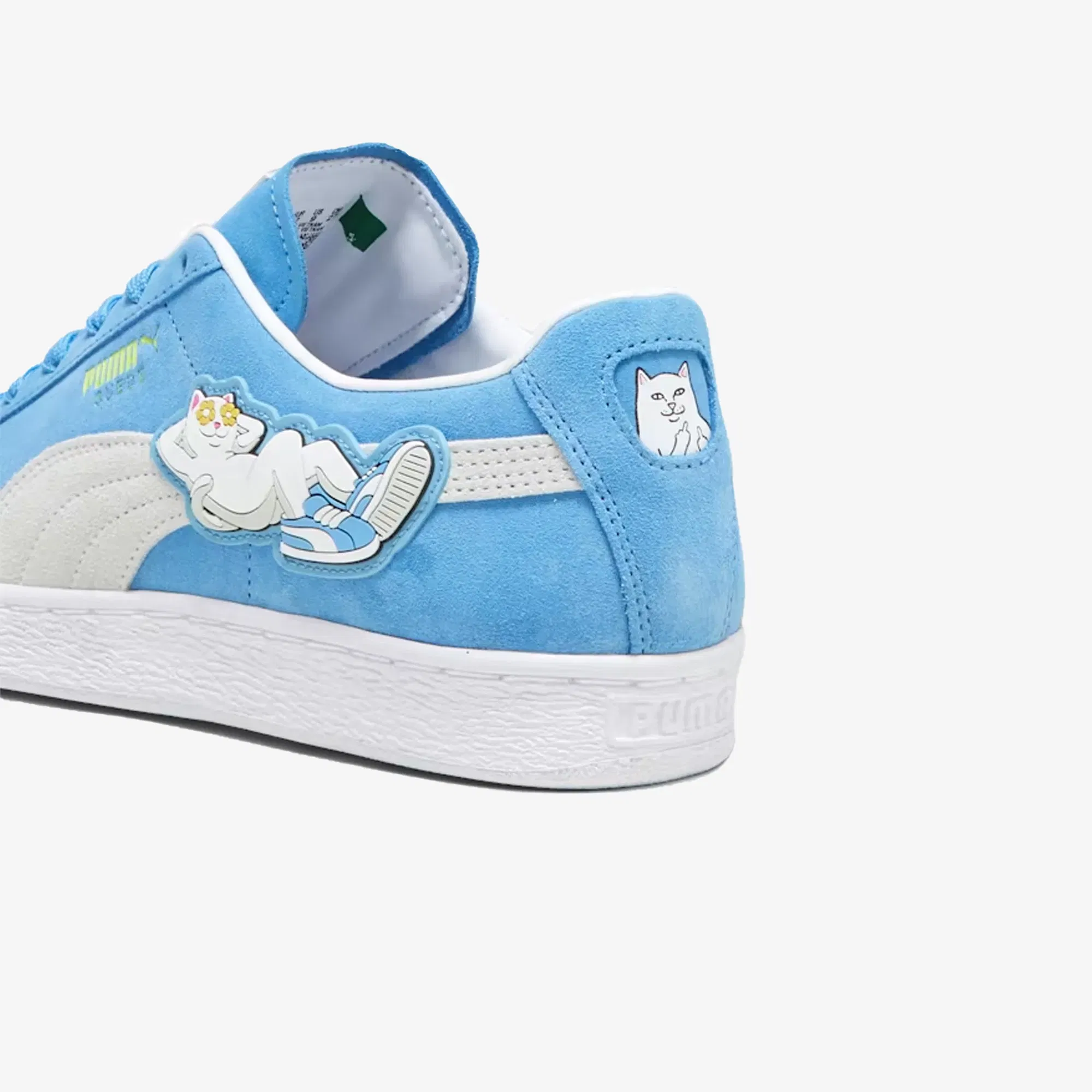 Puma RIPNDIP SUEDE BLUE SNEAKERS { REGAL BLUE/WHITE