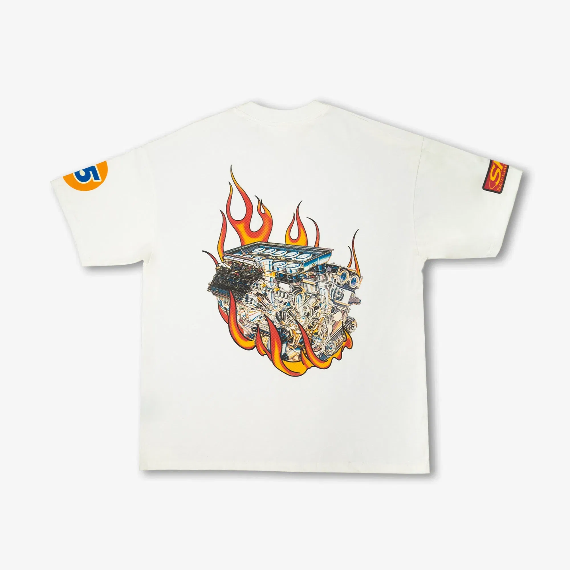 Superkicks BUMPER STICKER T-Shirt { OFF WHITE