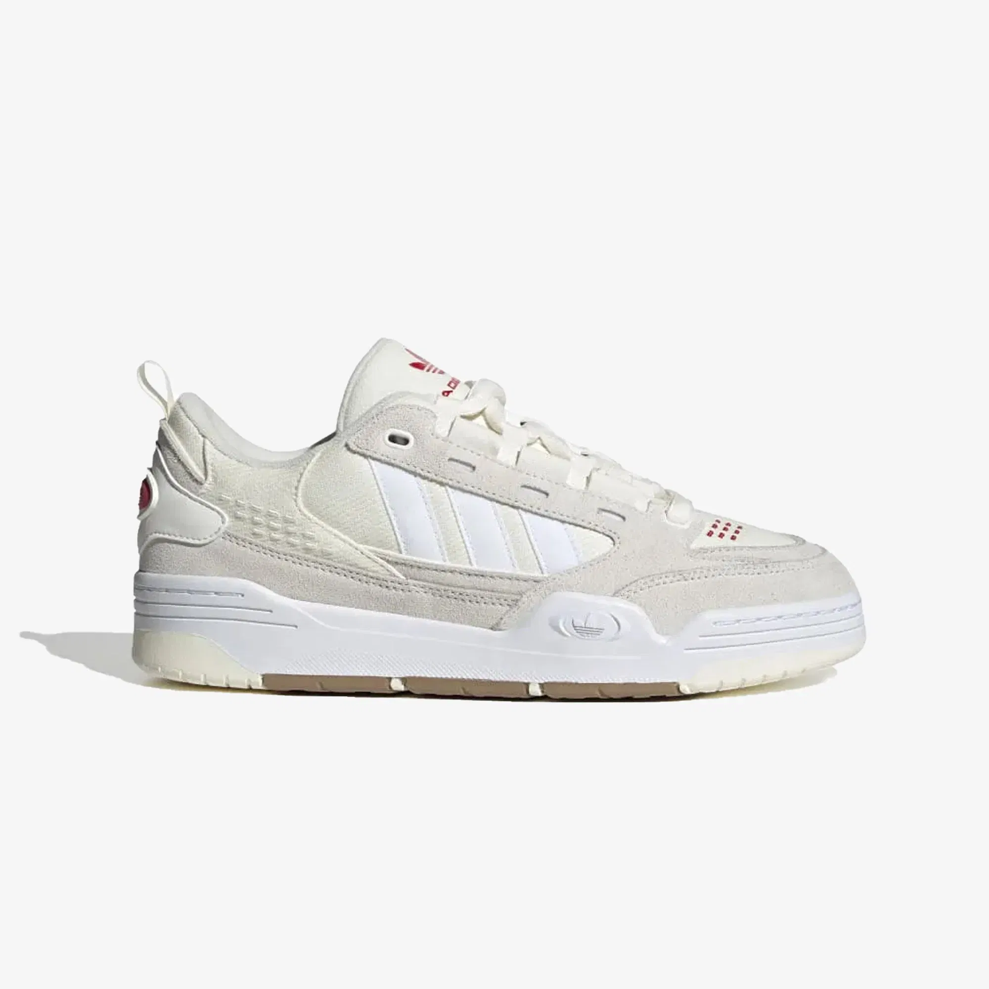 Adidas Originals ADI2000 { CORE WHITE/FTWR WHITE/COLLEGIATE RED