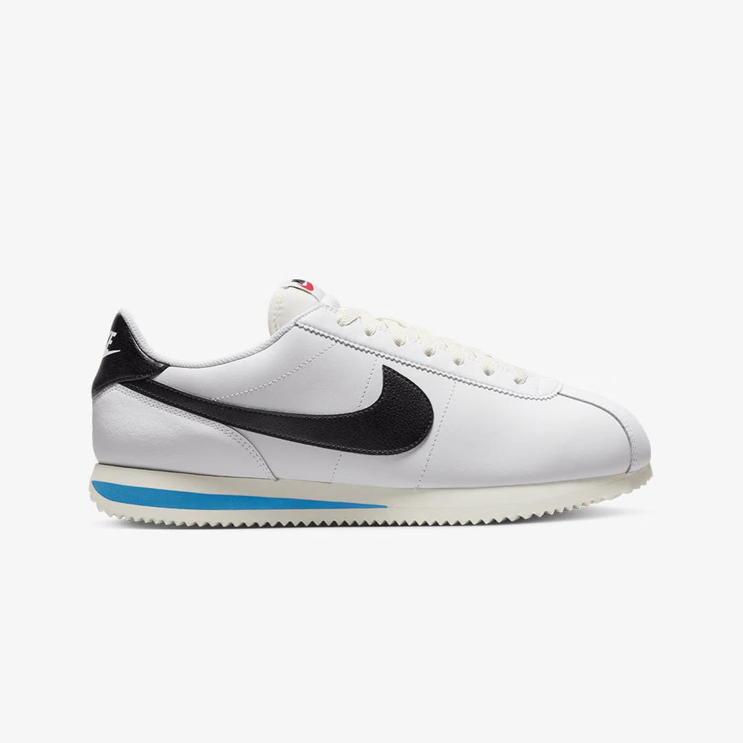 Nike CORTEZ { WHITE/BLACK-LT PHOTO BLUE-SAIL