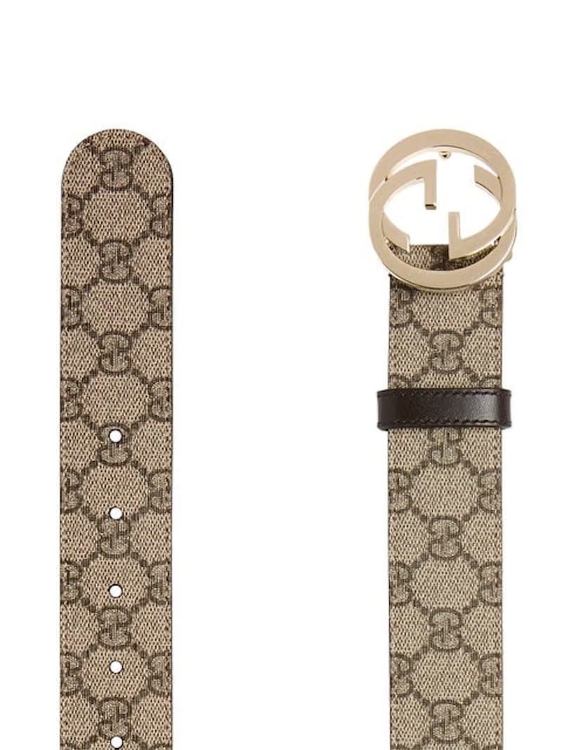 Gucci Belt Supreme G Buckle Brown