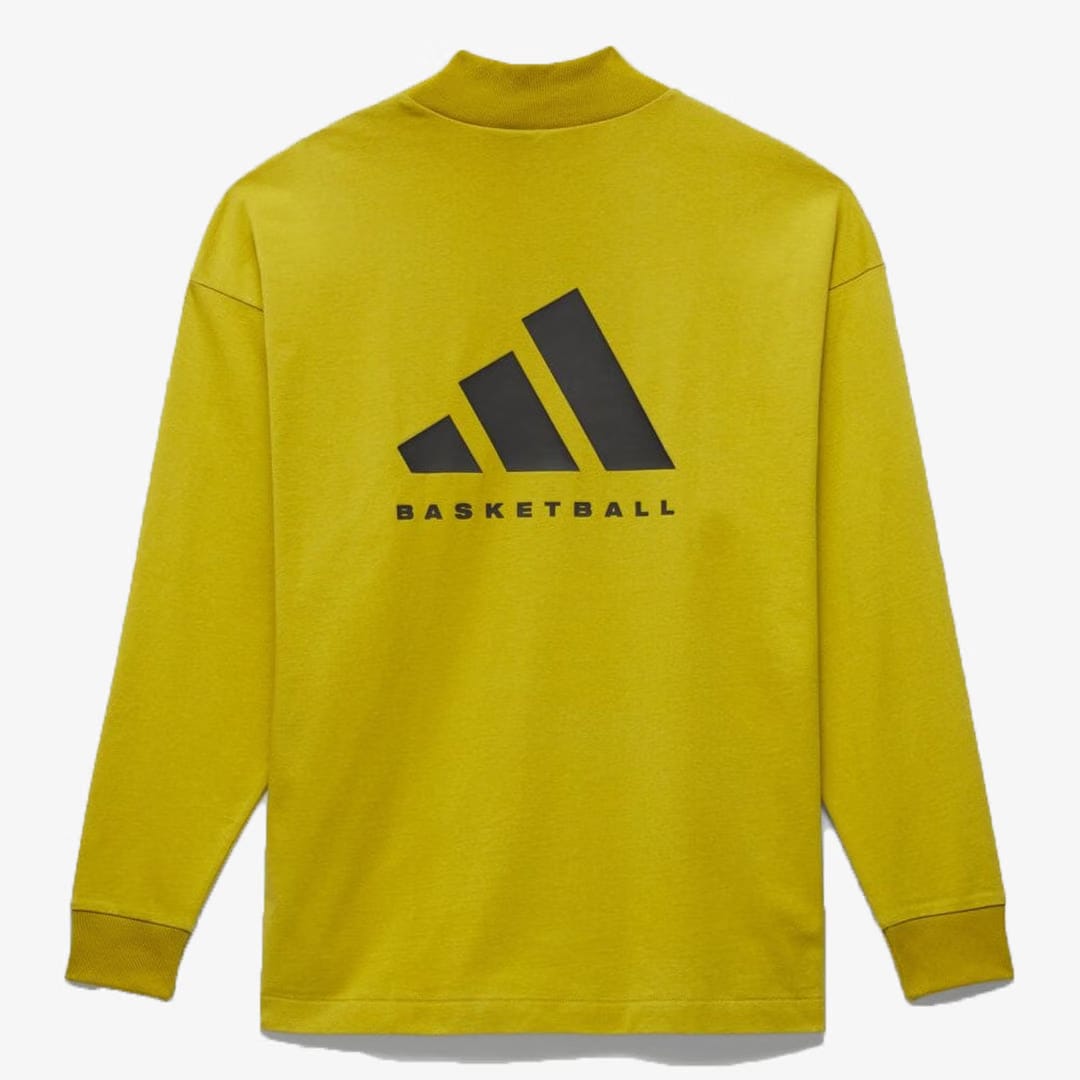 Adidas Originals LONG-SLEEVED T-SHIRT (GENDER-FREE) { OLIVE