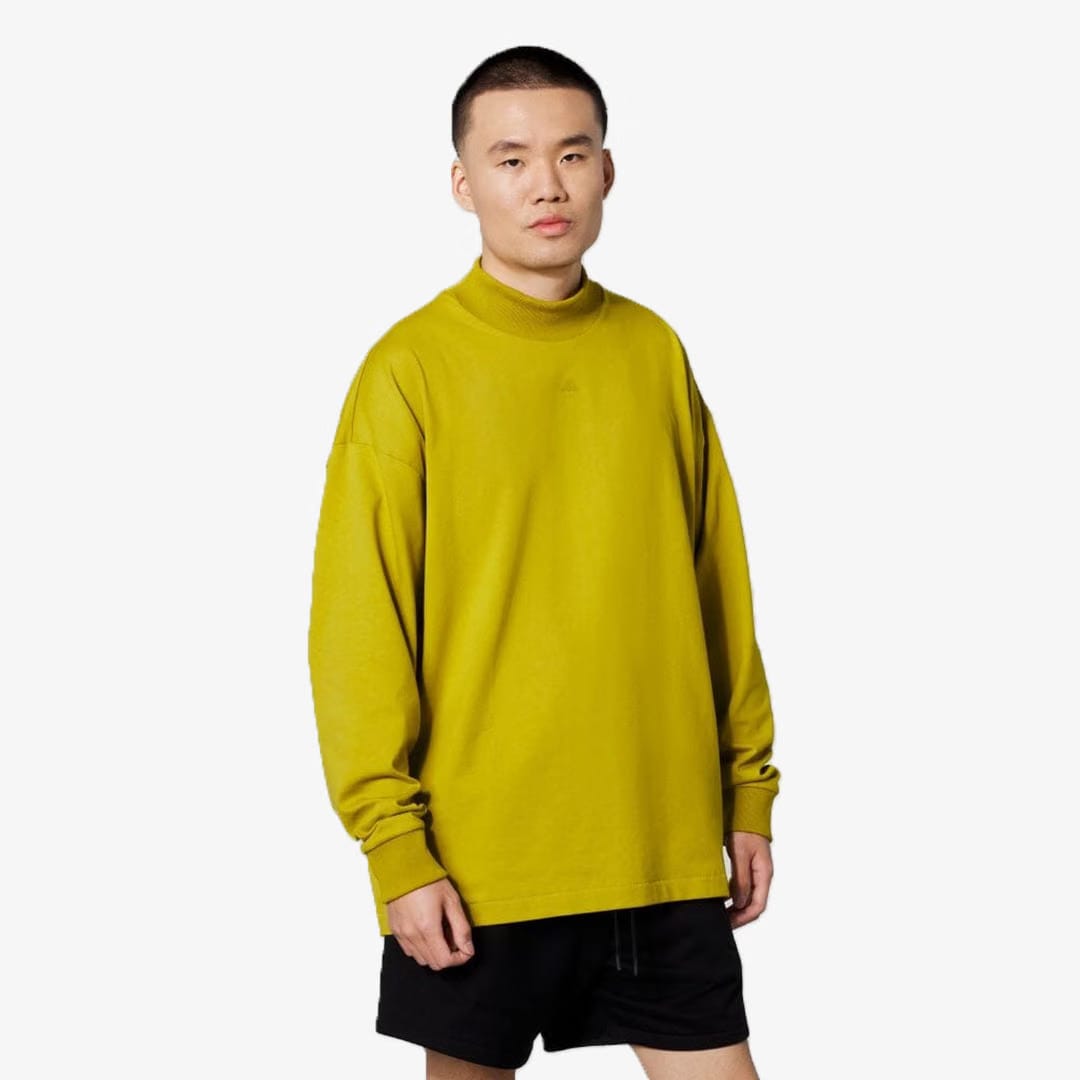 Adidas Originals LONG-SLEEVED T-SHIRT (GENDER-FREE) { OLIVE