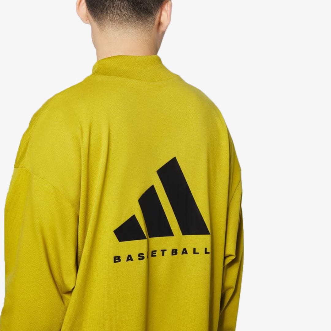 Adidas Originals LONG-SLEEVED T-SHIRT (GENDER-FREE) { OLIVE