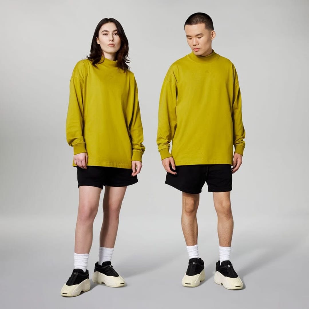 Adidas Originals LONG-SLEEVED T-SHIRT (GENDER-FREE) { OLIVE