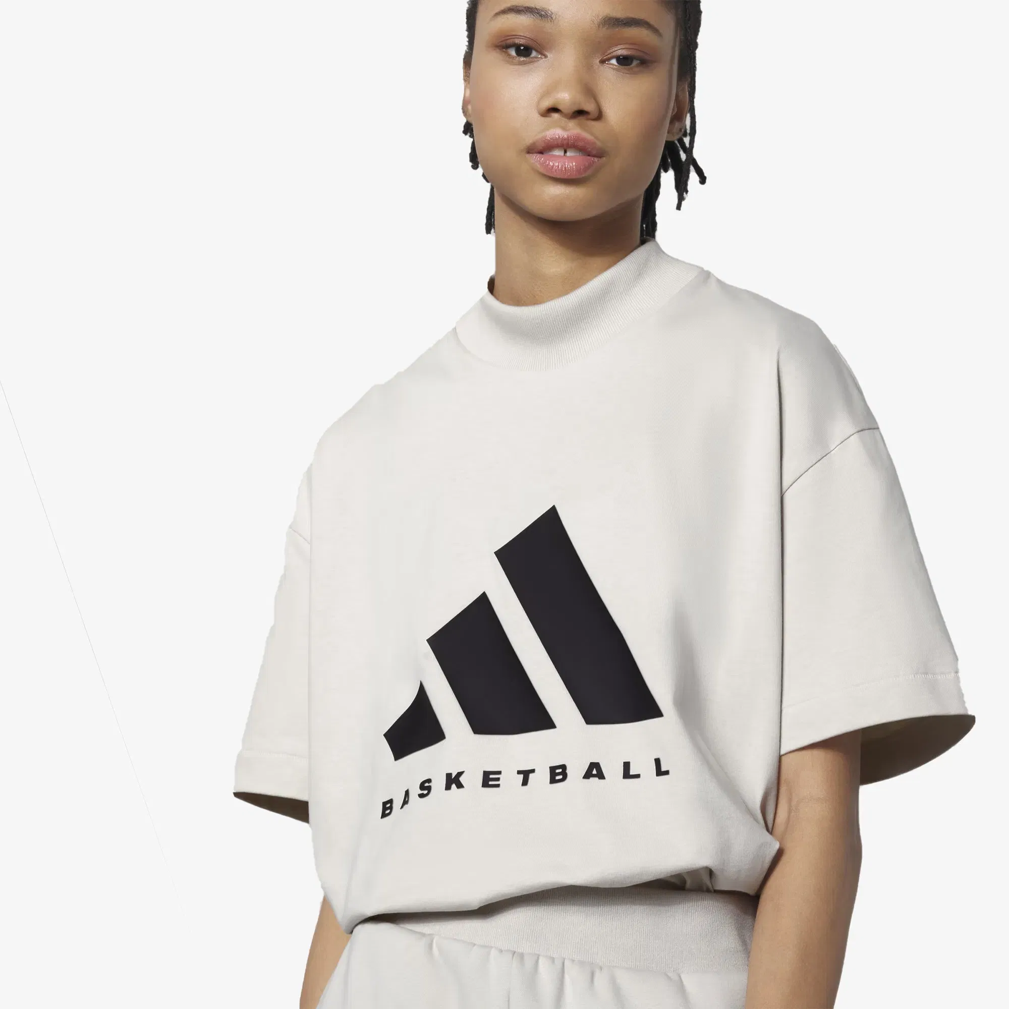 Adidas Originals BASKETBALL T-SHIRT { TALC