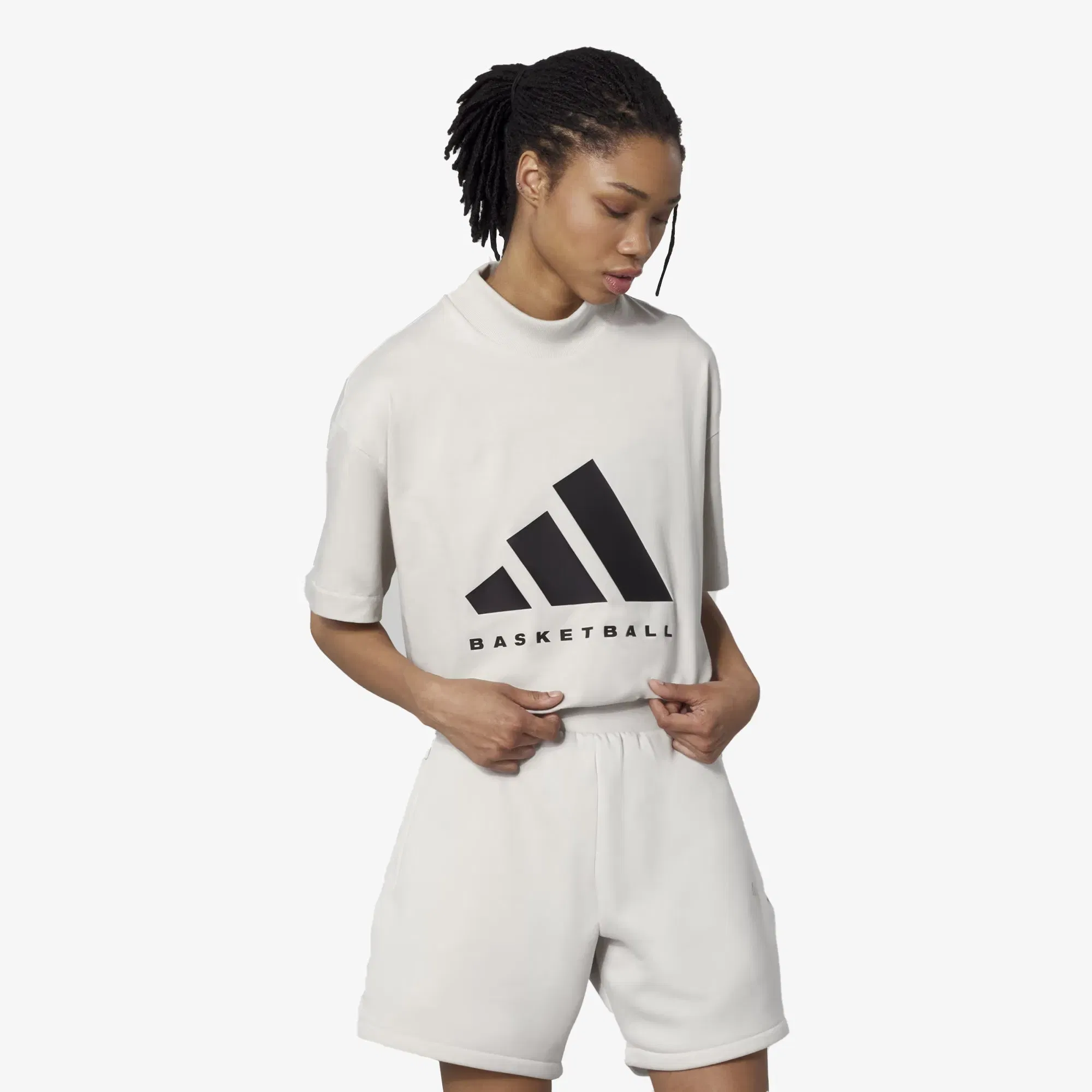 Adidas Originals BASKETBALL T-SHIRT { TALC