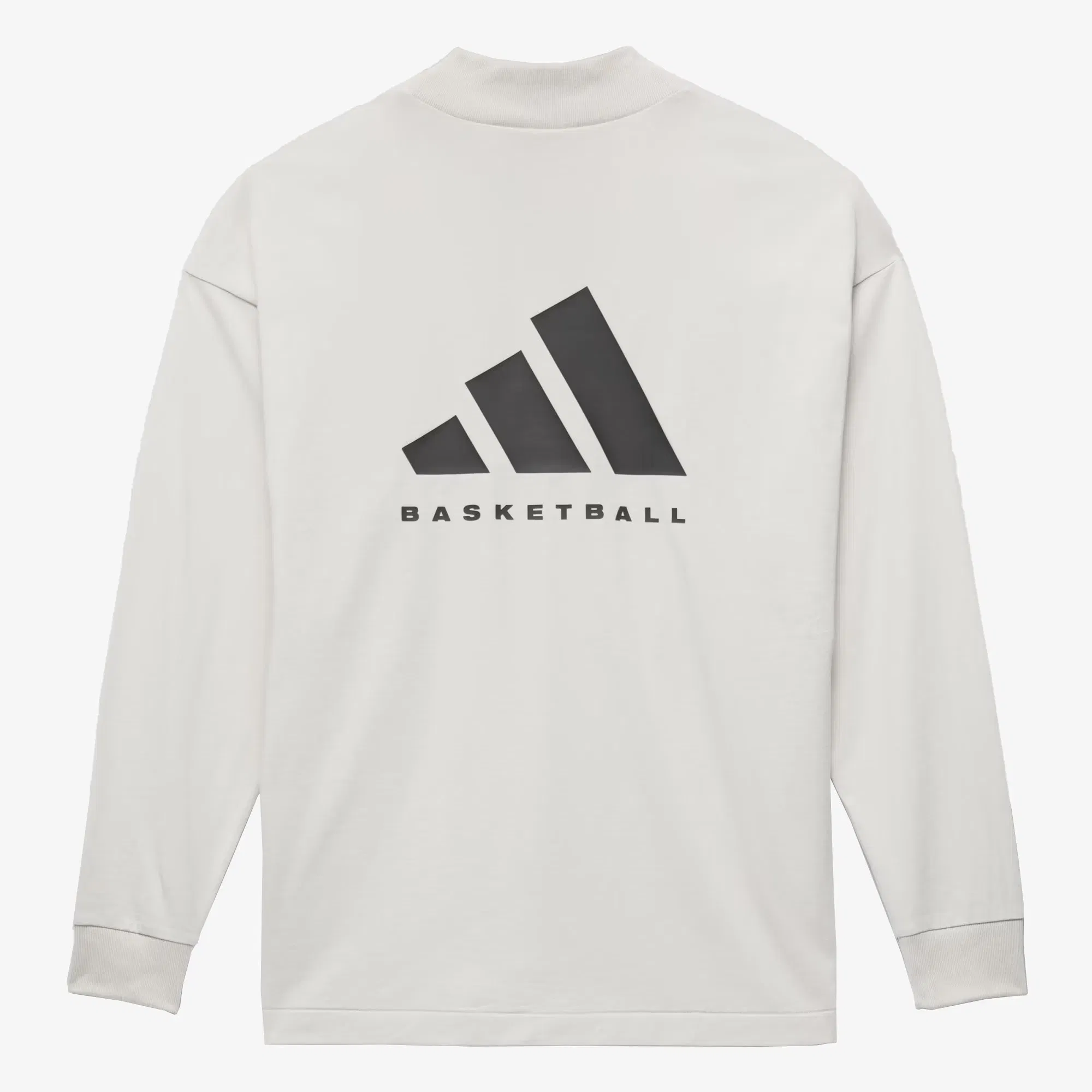 Adidas Originals BASKETBALL LONG-SLEEVED T-SHIRT (GENDER-FREE) { TALC