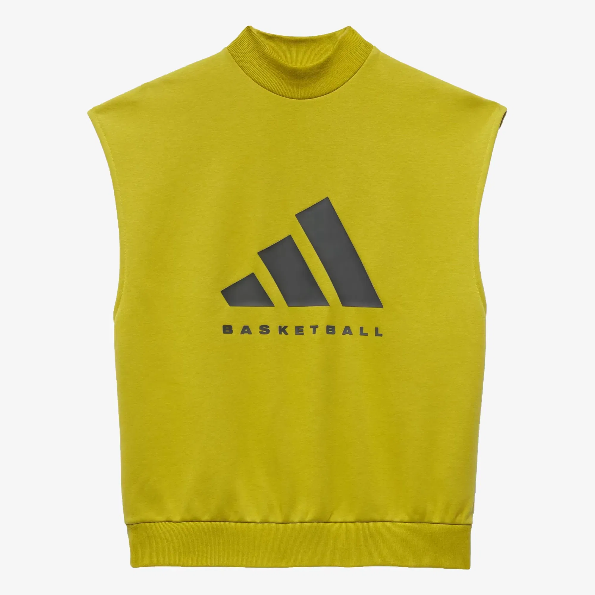 Adidas Originals BASKETBALL SLEEVELESS SWEATSHIRT (GENDER NEUTRAL) { PULSE OLIVE