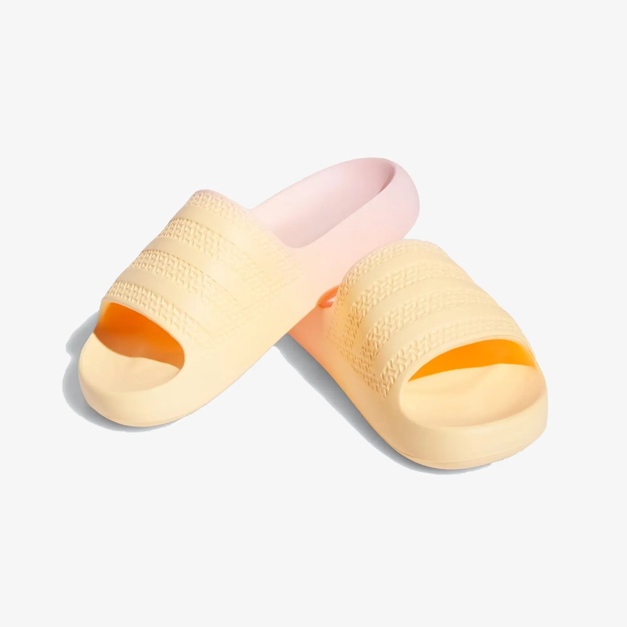 Adidas Originals ADILETTE AYOON { ACID ORANGE/PINK