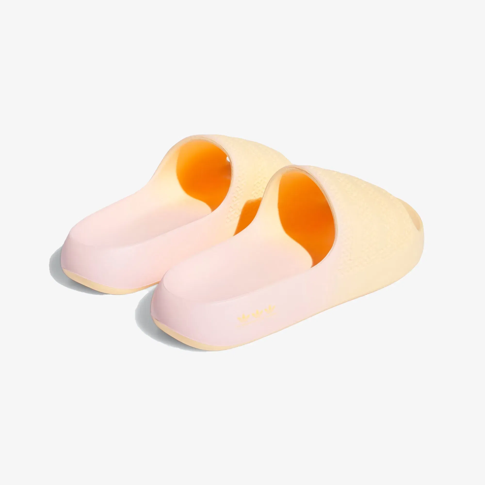Adidas Originals ADILETTE AYOON { ACID ORANGE/PINK