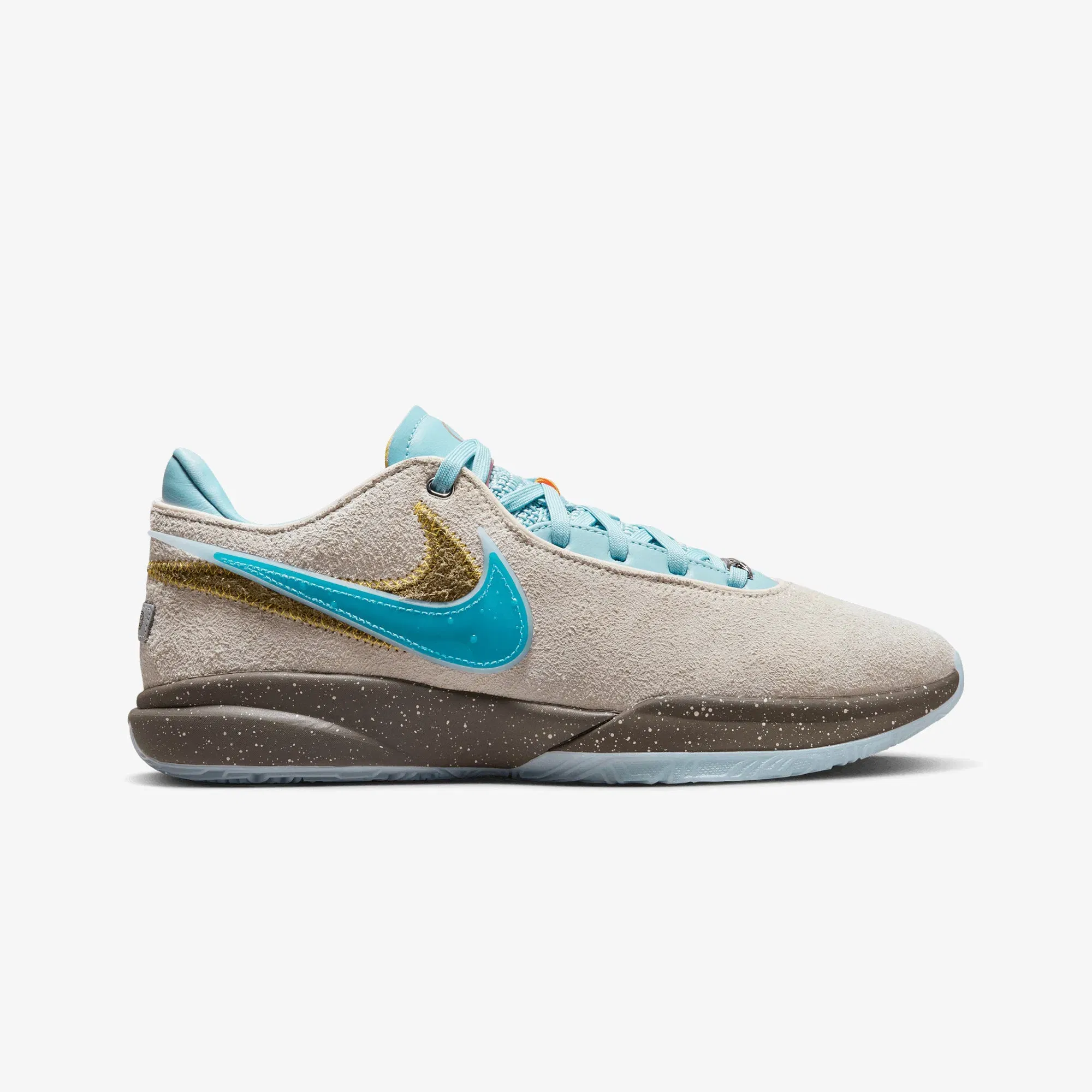 Nike LEBRON XX EP { GUAVA ICE/BLUE LIGHTNING-EMERALD RISE