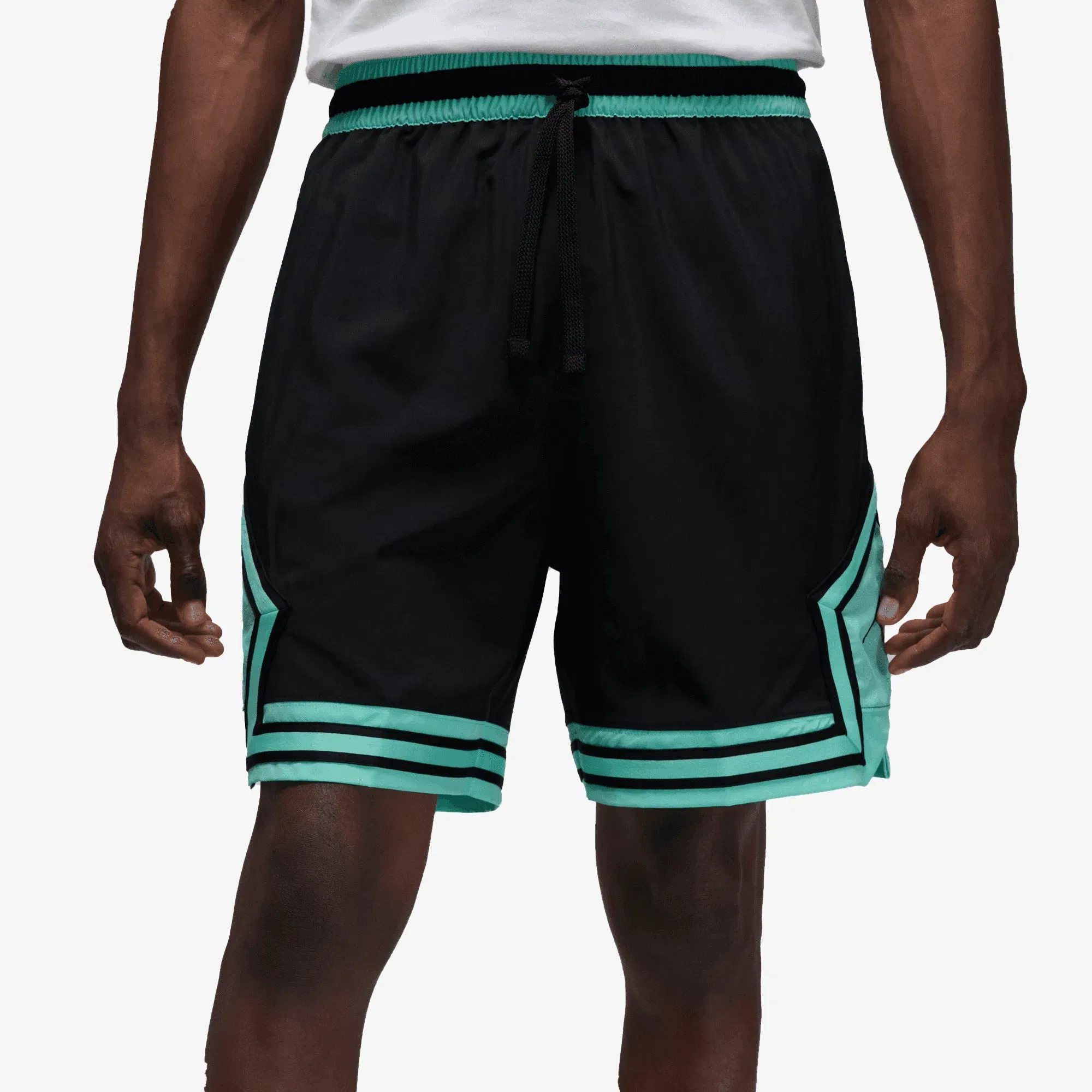Jordan WOVEN DIAMOND SHORTS { BLACK/TROPICAL TWIST/BLACK