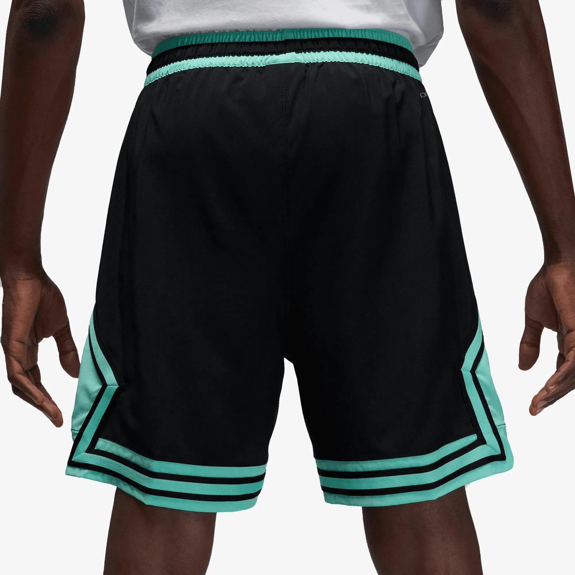 Jordan WOVEN DIAMOND SHORTS { BLACK/TROPICAL TWIST/BLACK