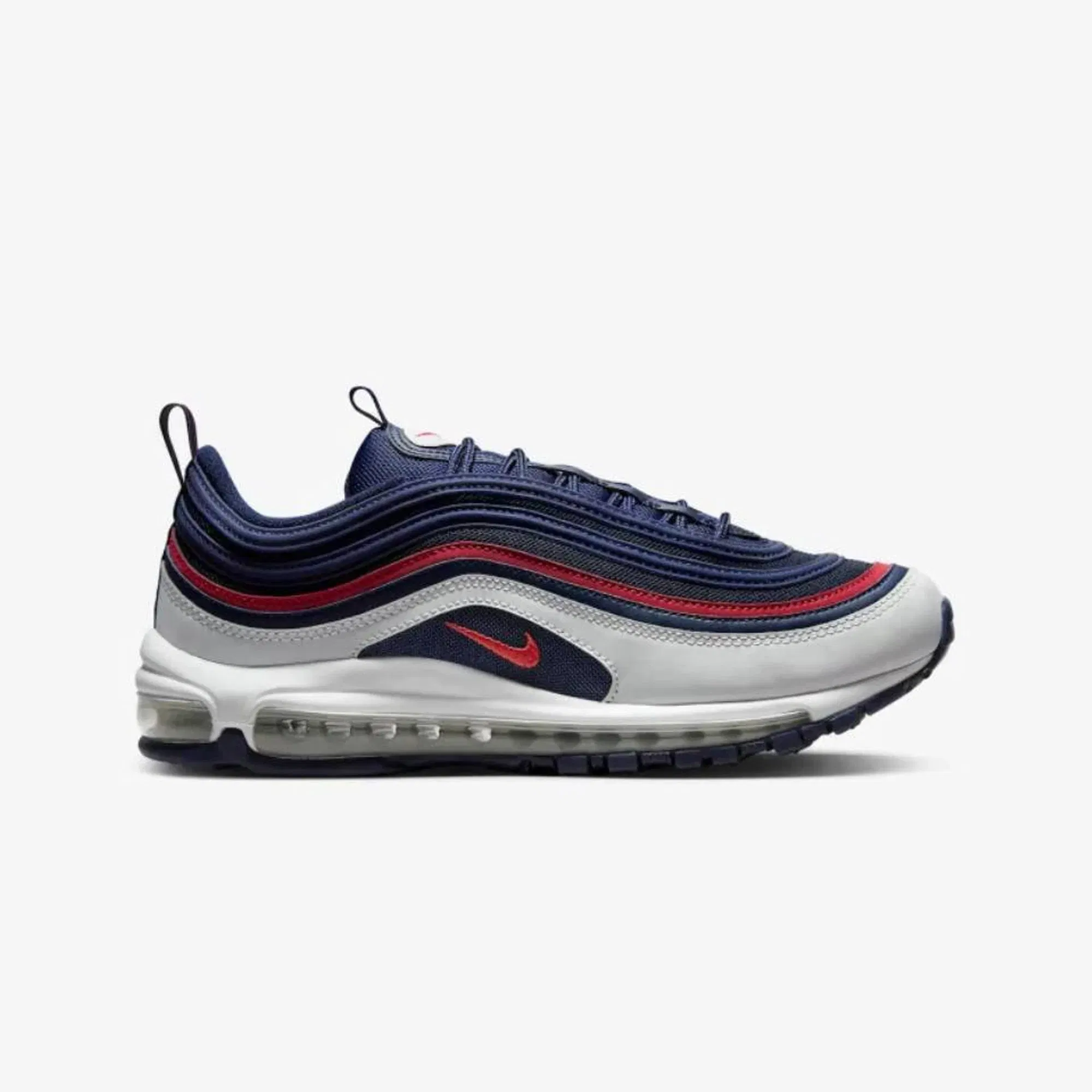 Nike AIR MAX 97 { MIDNIGHT NAVY/TRACK RED-OBSIDIAN