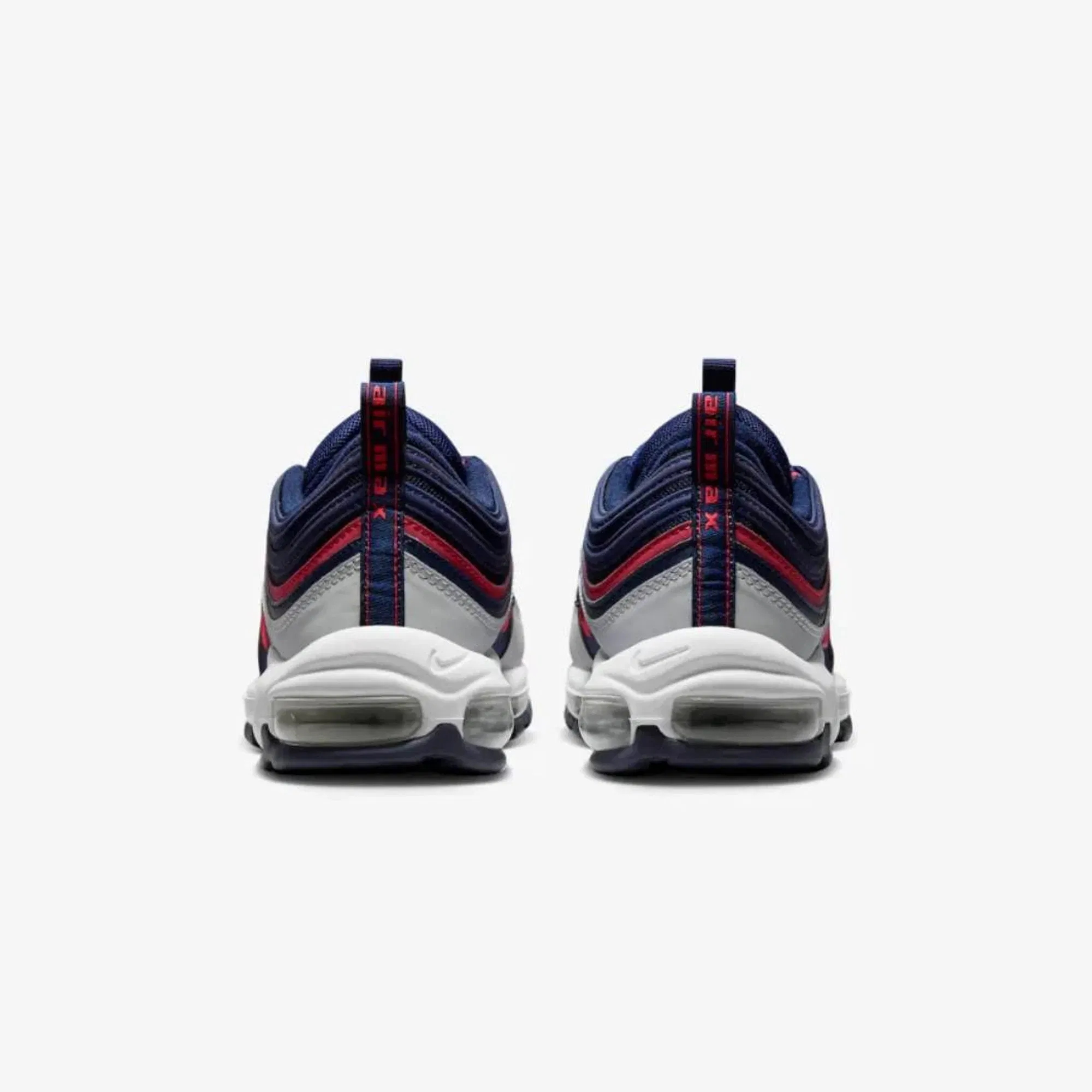 Nike AIR MAX 97 { MIDNIGHT NAVY/TRACK RED-OBSIDIAN