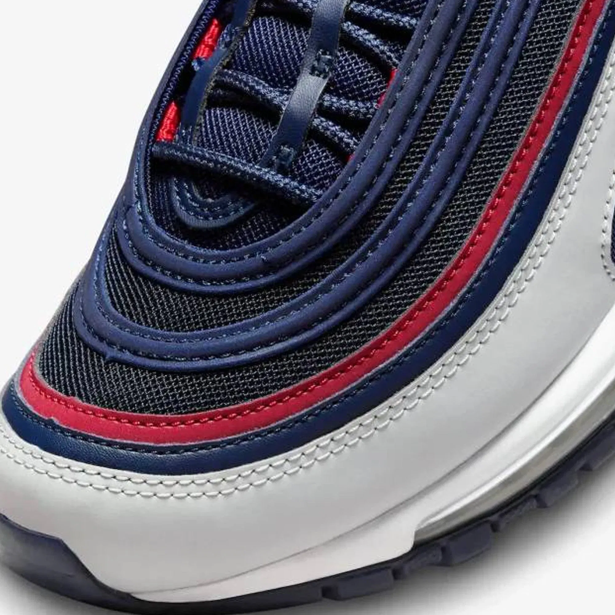 Nike AIR MAX 97 { MIDNIGHT NAVY/TRACK RED-OBSIDIAN