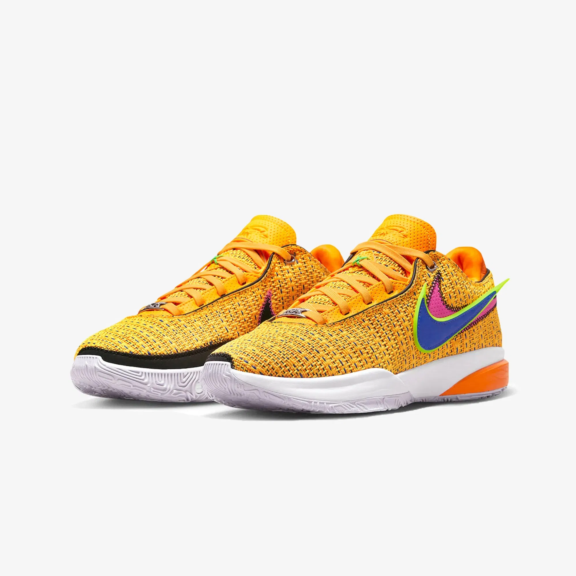 Nike LEBRON XX EP { LASER ORANGE/RACER BLUE-HYPER PINK-WHITE