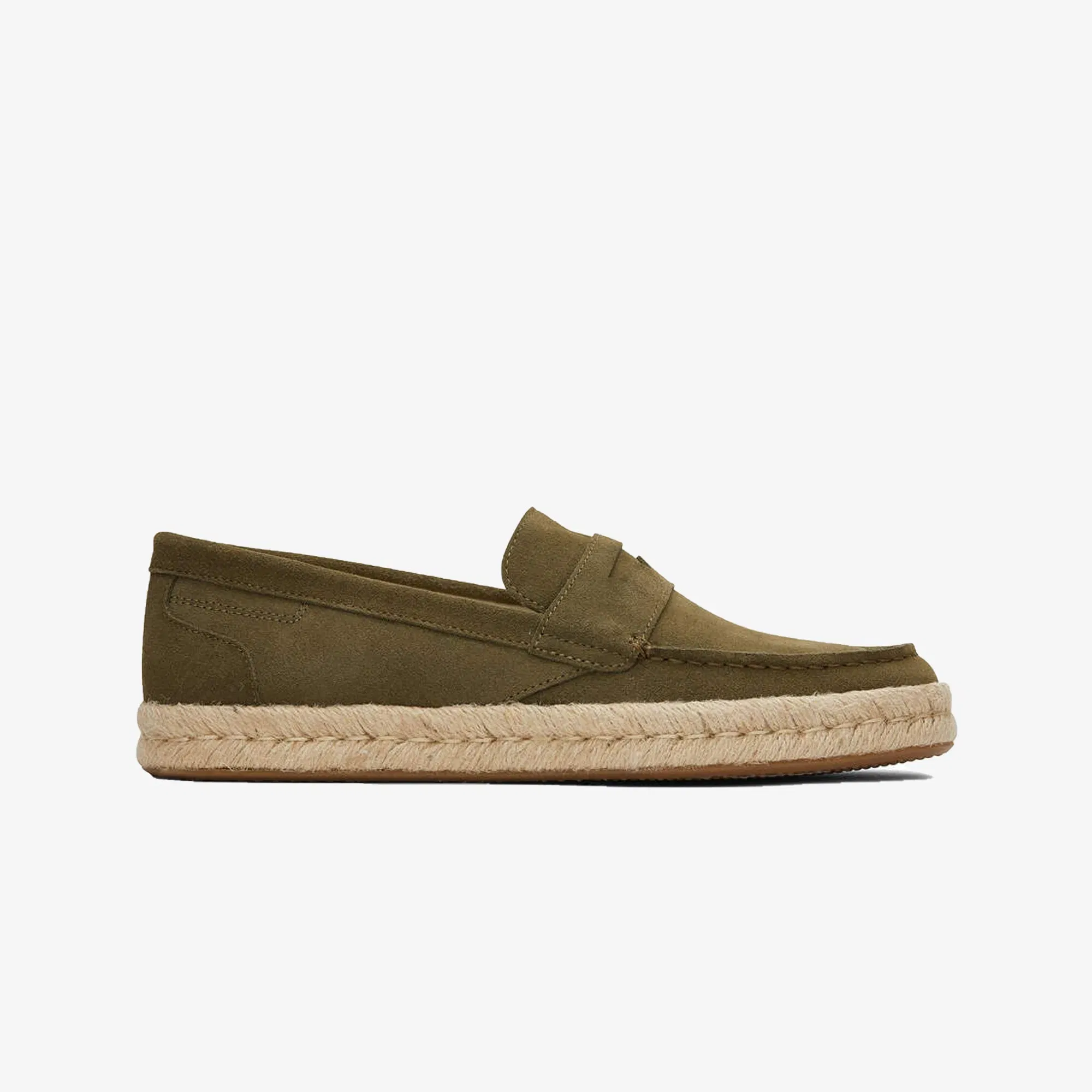 Toms JUTE WRAP BOAT { OLIVE