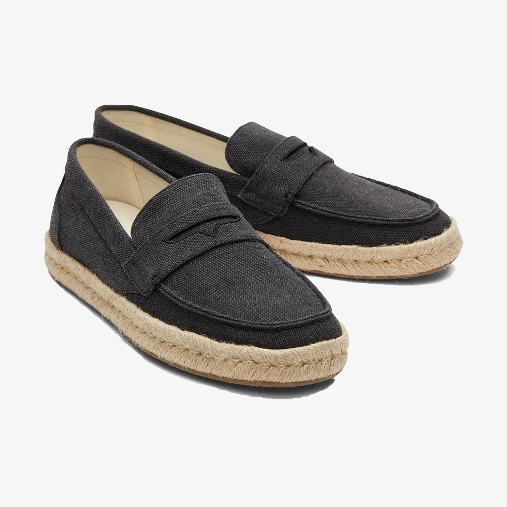 Toms STANFORD 2.0 ROPE ESPADRILLE { BLACK