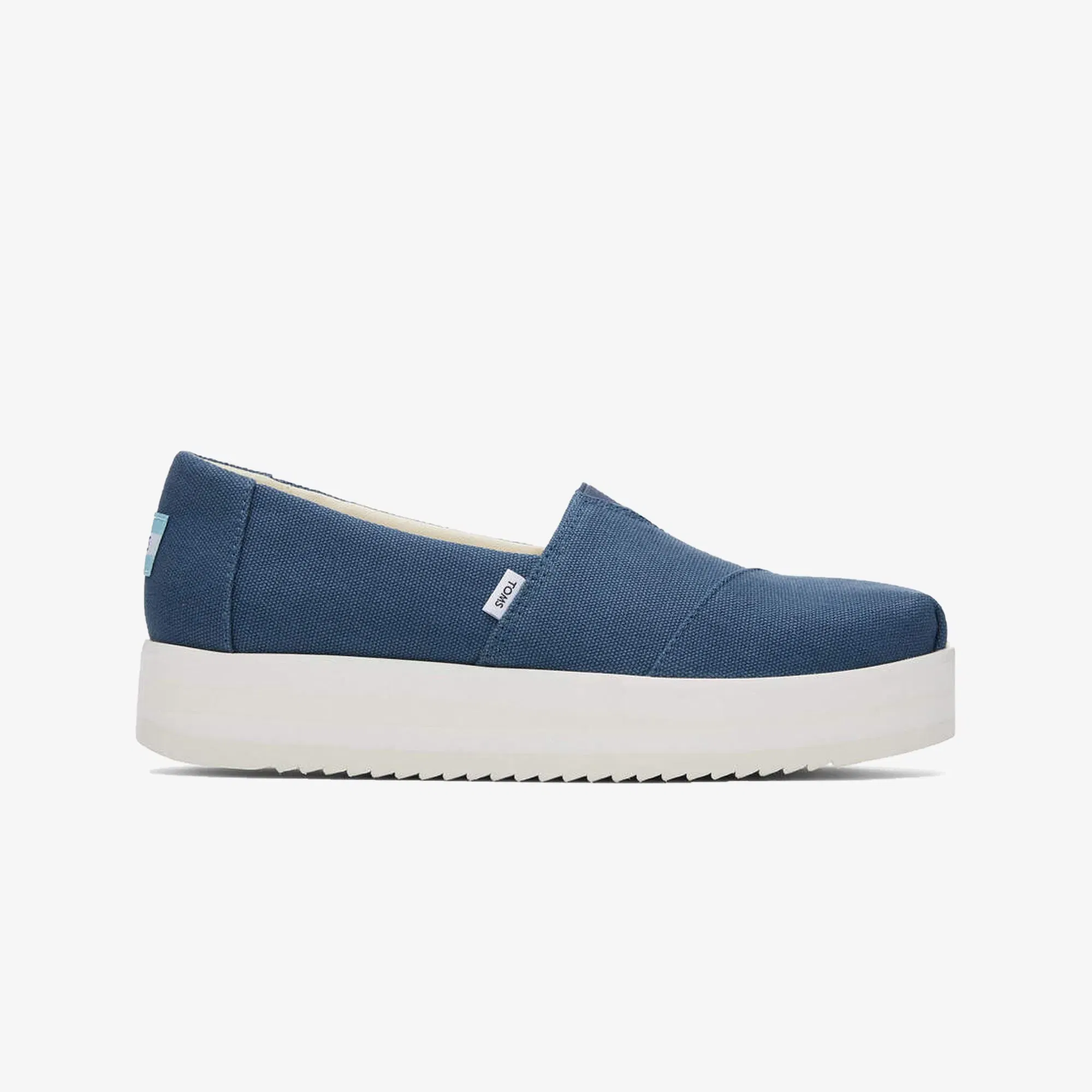 Toms ALPARGATA MIDFORM ESPADRILLE { BLUE