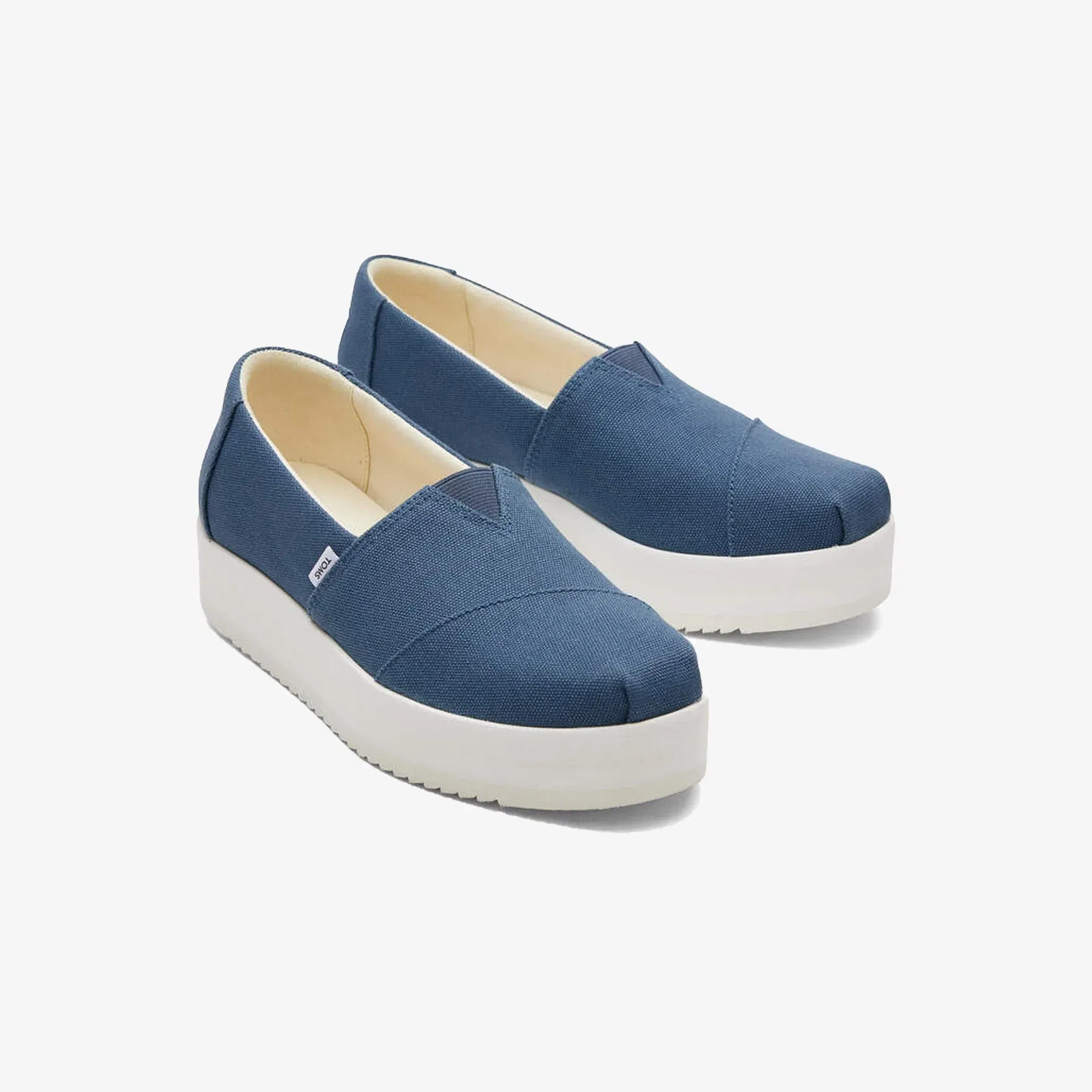 Toms ALPARGATA MIDFORM ESPADRILLE { BLUE