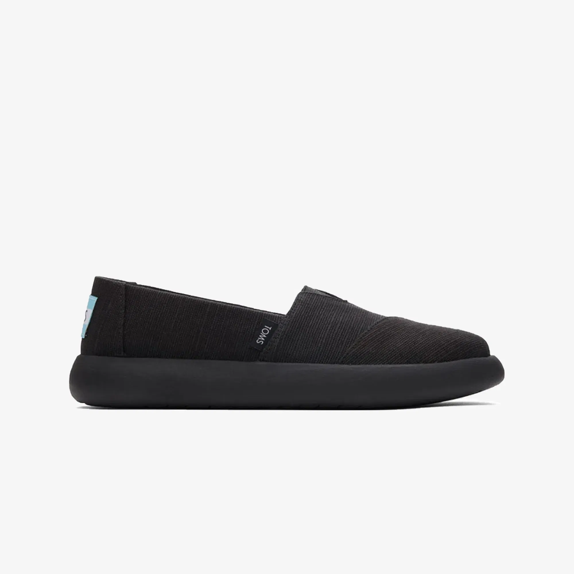 Toms ALPARGATA MIDFORM ESPADRILLE { BLACK