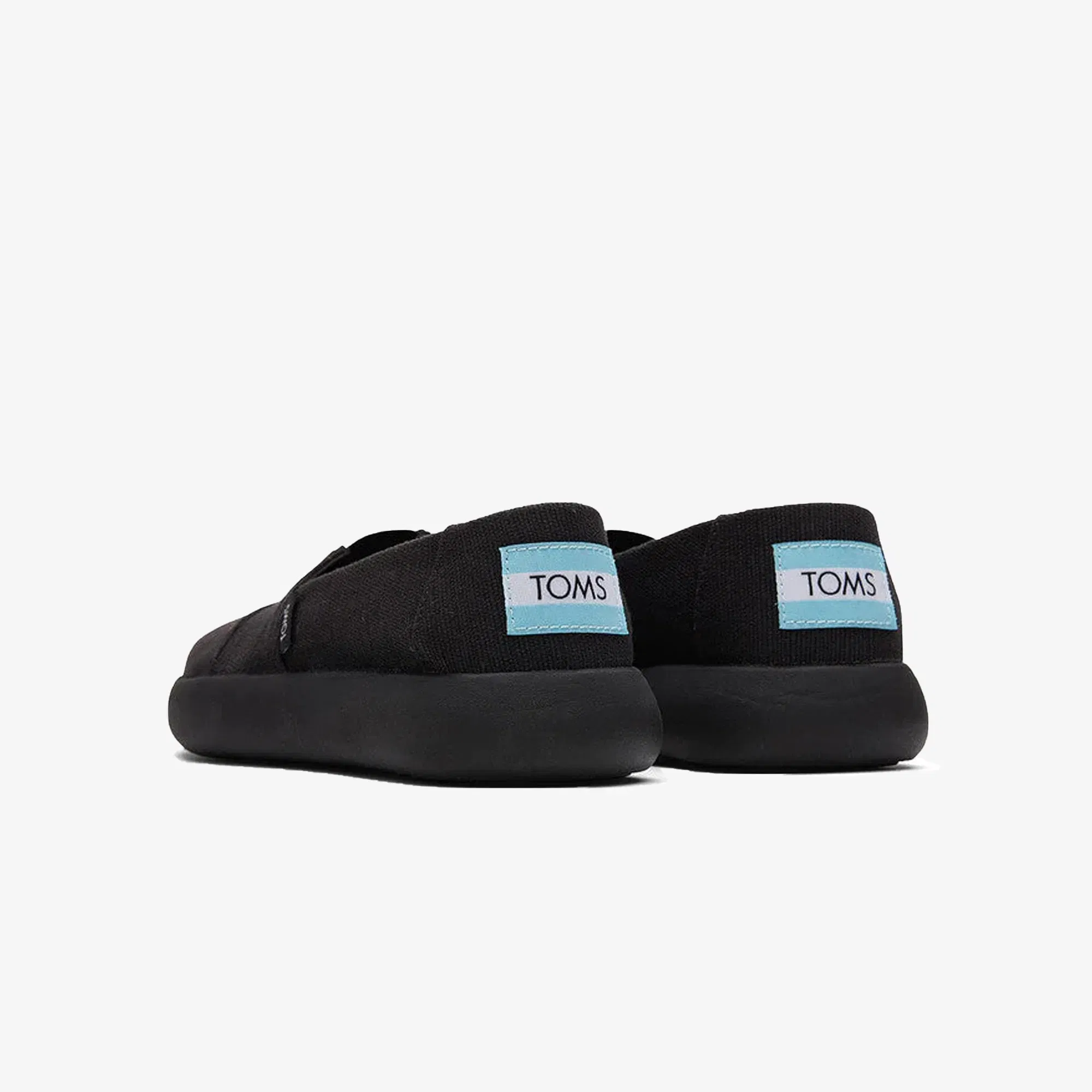 Toms ALPARGATA MIDFORM ESPADRILLE { BLACK