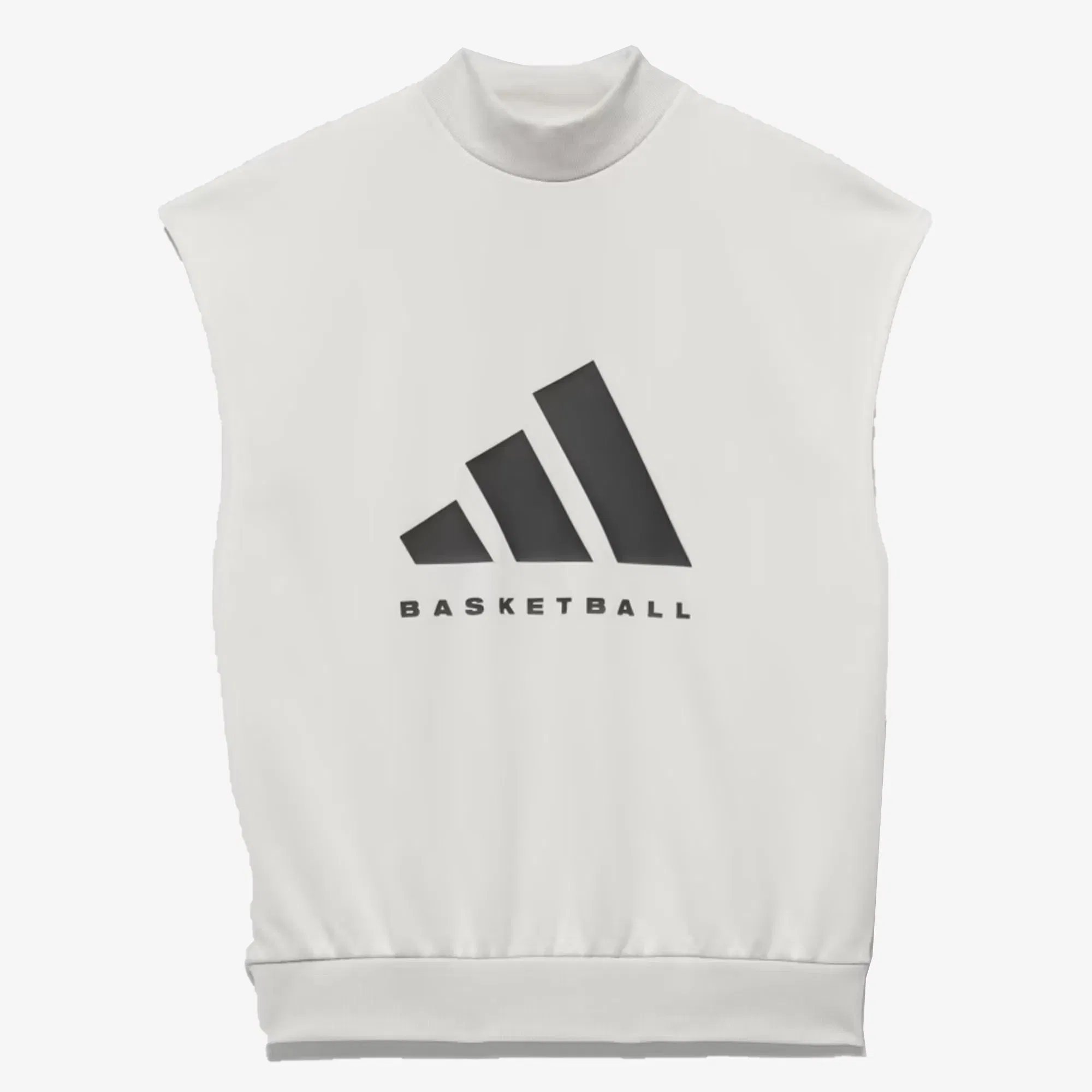 Adidas Originals BASKETBALL SLEEVELESS SWEATSHIRT (GENDER NEUTRAL) { TALC