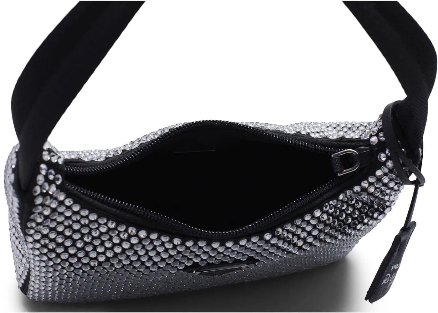Prada Re-Edition 2000 Crystal Mini Bag Black