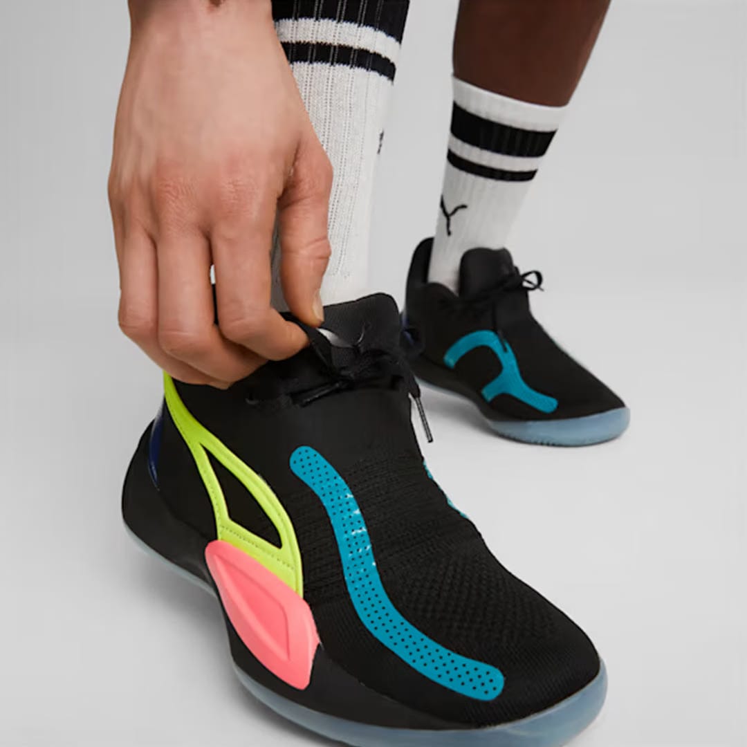 Puma RISE NITRO { BLACK/SUNSET GLOW