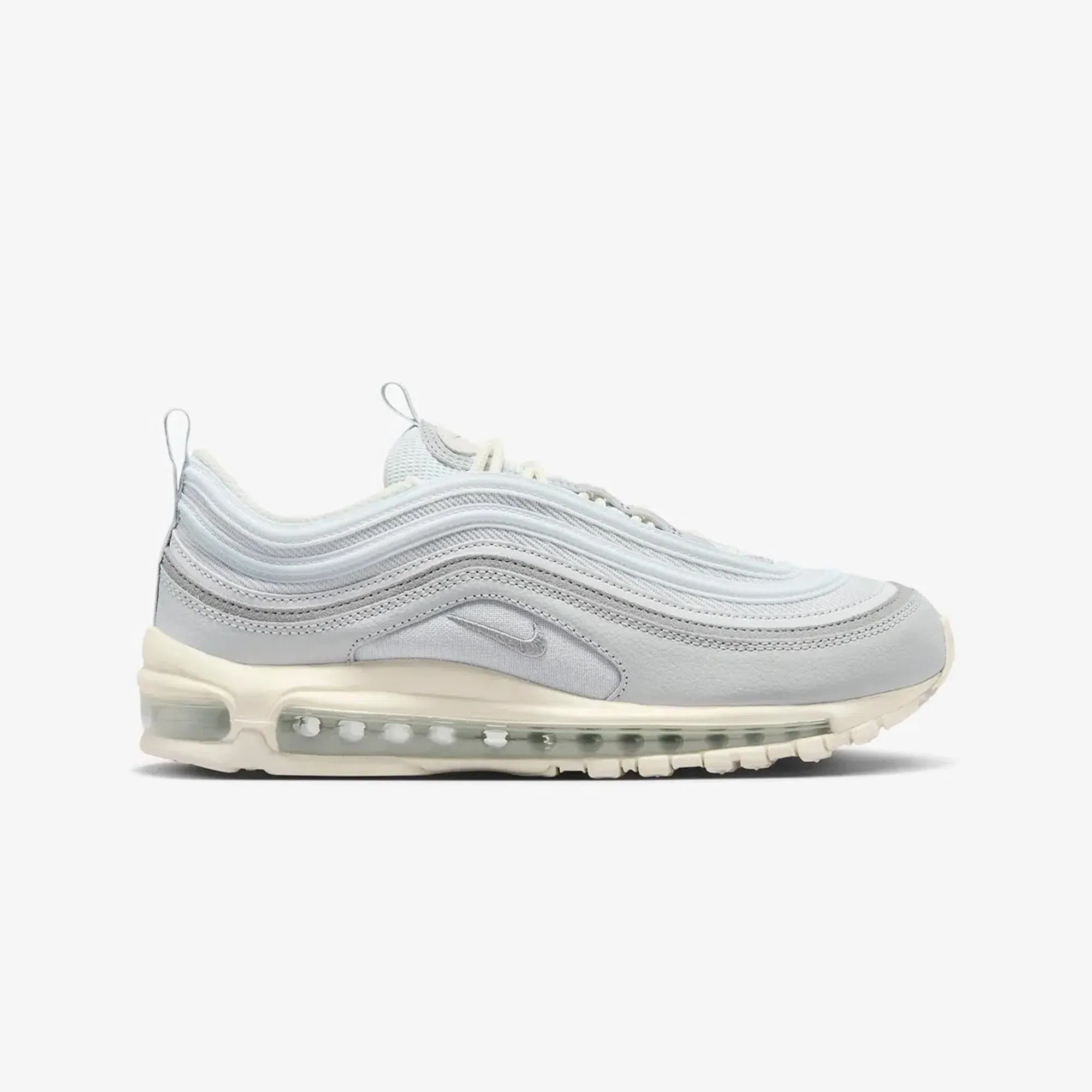 Nike AIR MAX 97 { PURE PLATINUM/WOLF GREY-WOLF GREY-SAIL